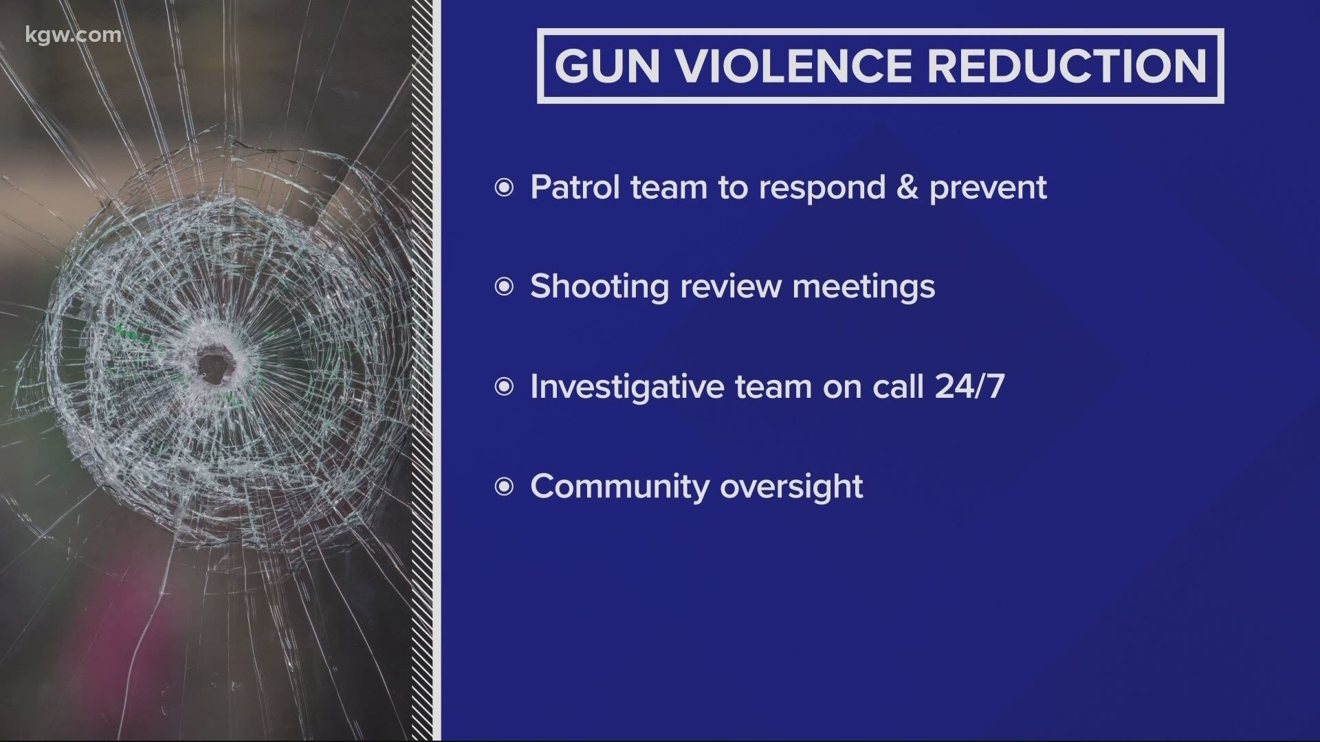 Portland Police Chief Chuck Lovell wants to re-establish a uniformed patrol team to engage in violence prevention and response.