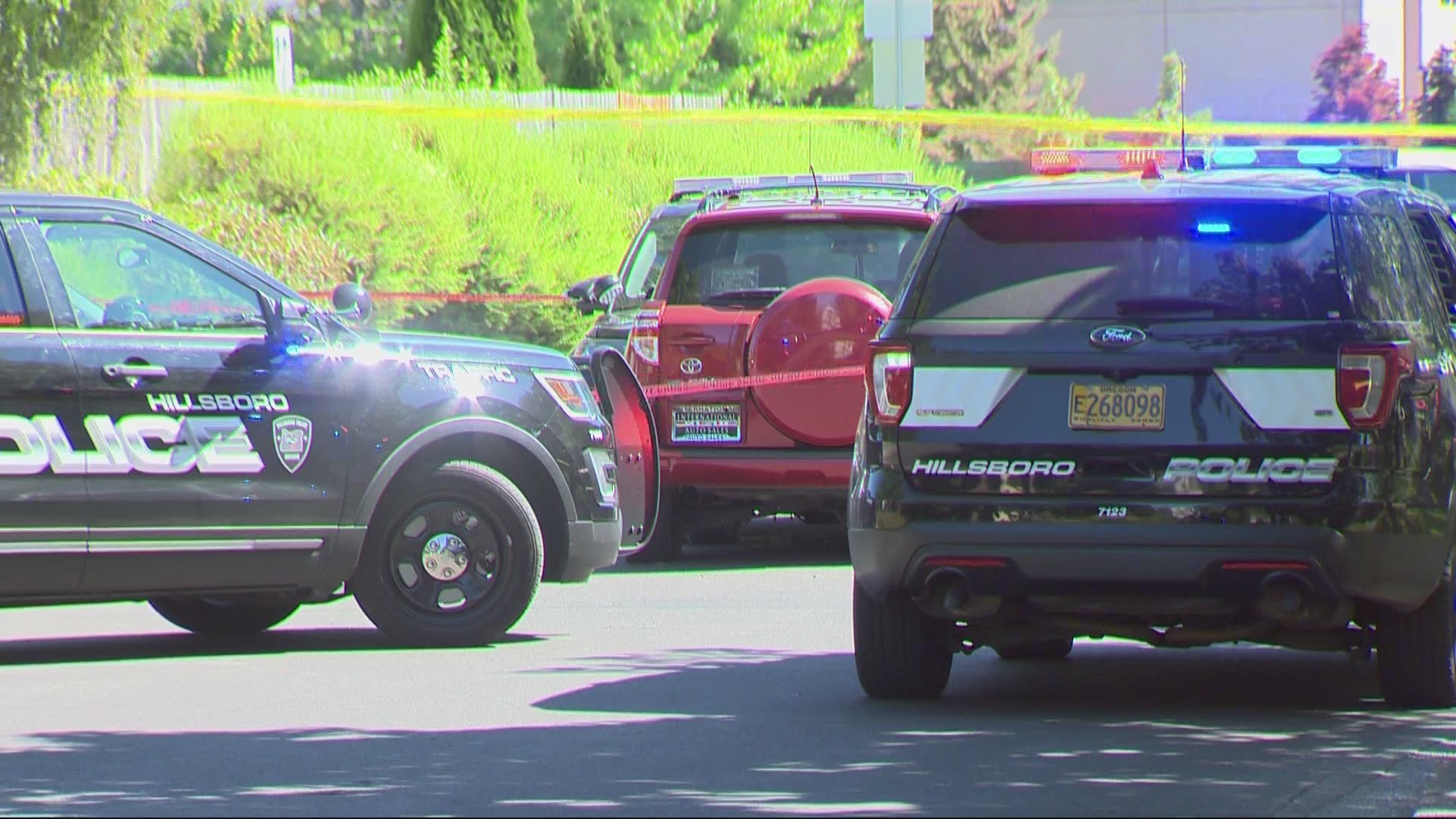 Hillsboro police say a man was shot after he went on a violent rampage, threatening several people and injuring a deputy. Mike Benner has the latest.