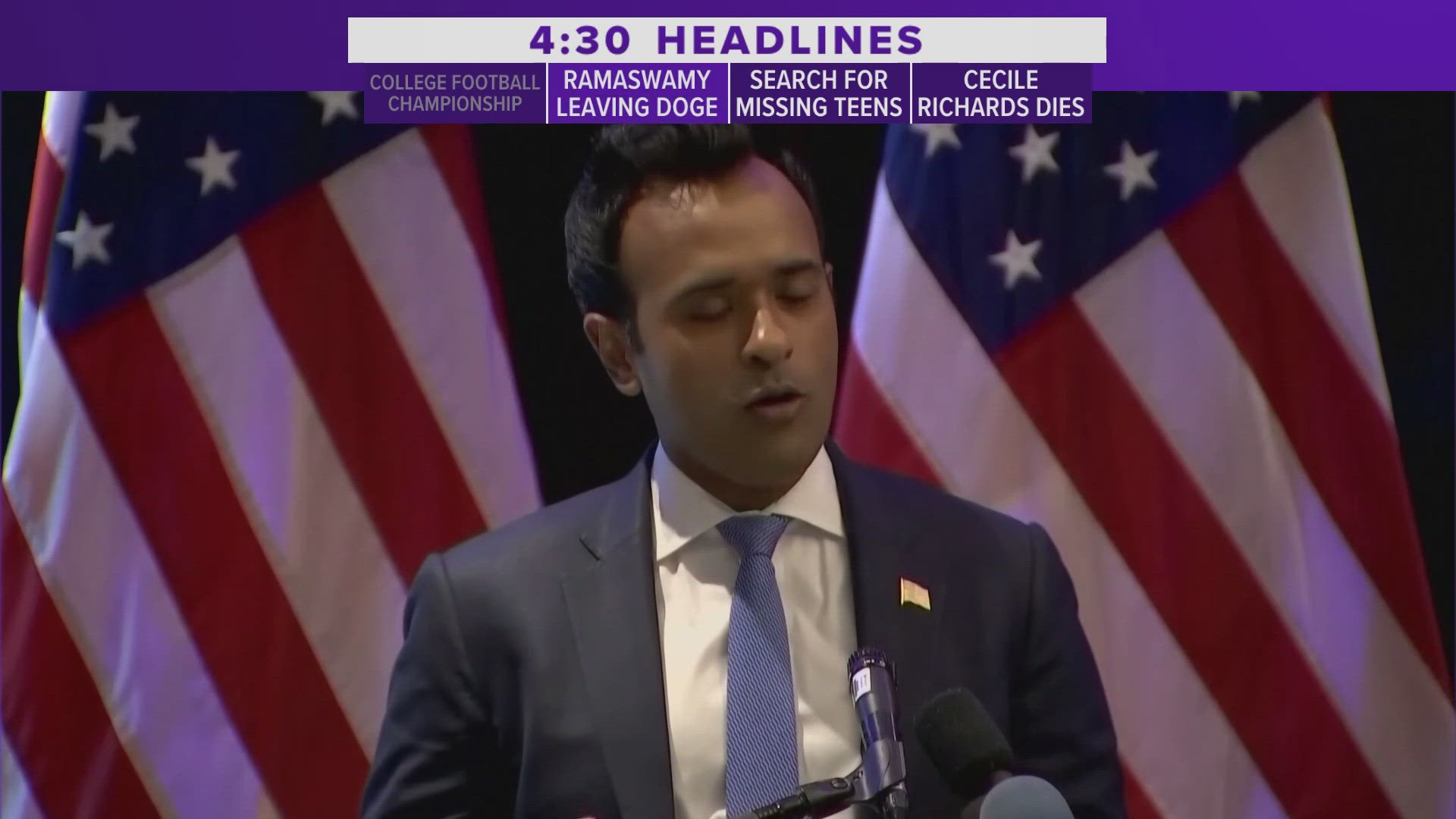 Vivek Ramaswamy is leaving the Department of Government Efficiency to run for Ohio governor, parting on good terms with Trump and Musk.