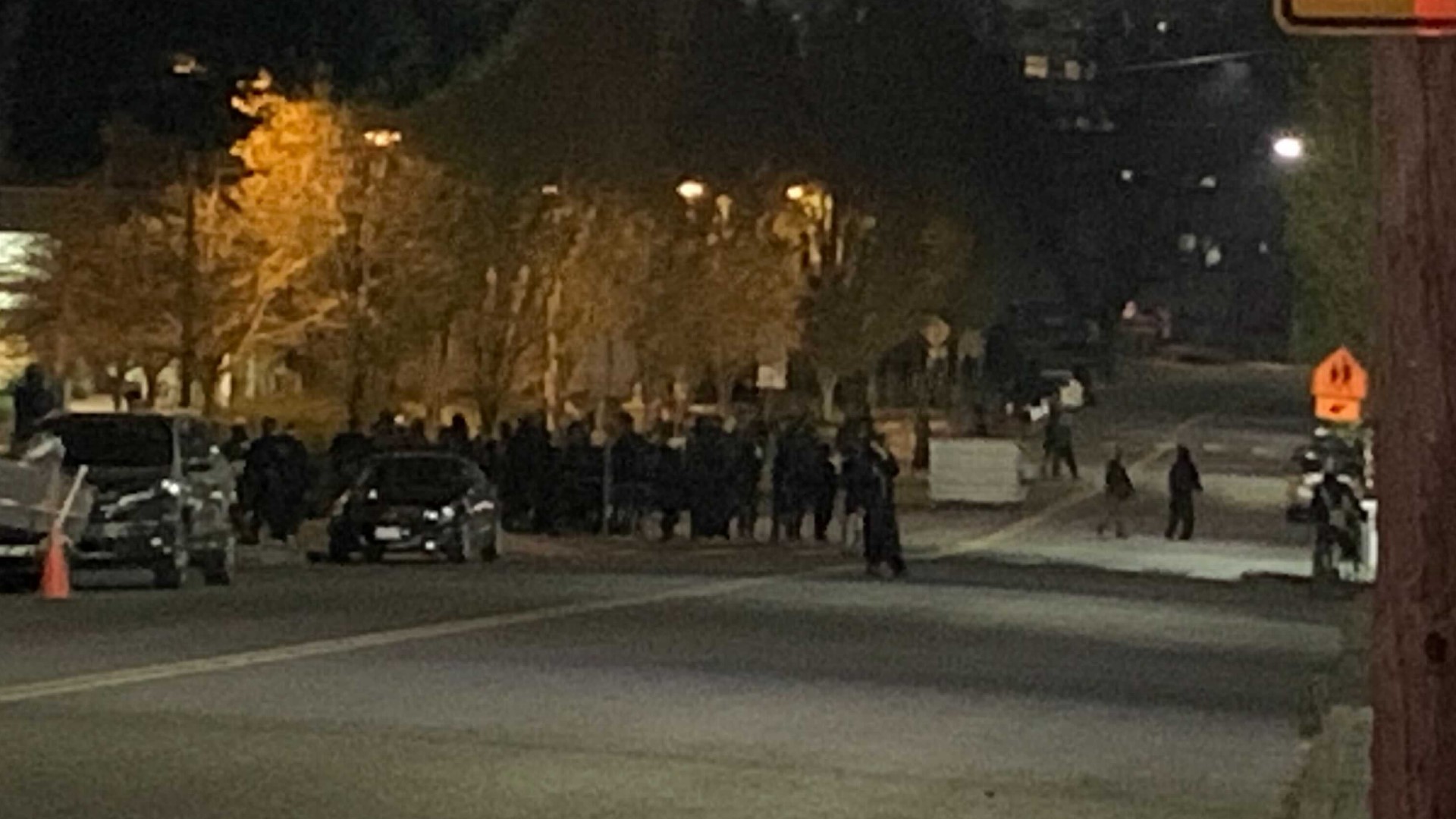 Portland Riot Police Precinct Protest at Portland Police Bureau's East Precinct declared