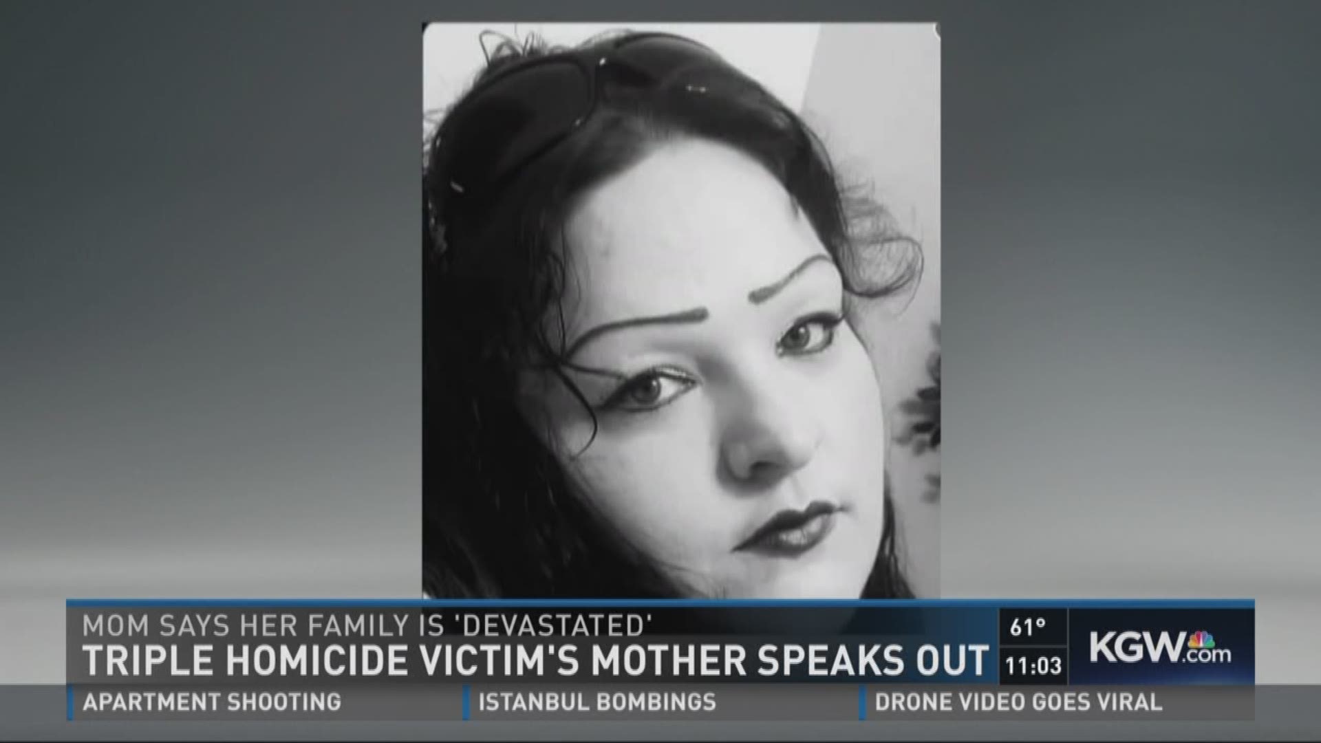 Triple Homicide Victim's Mother Speaks Out | Kgw.com