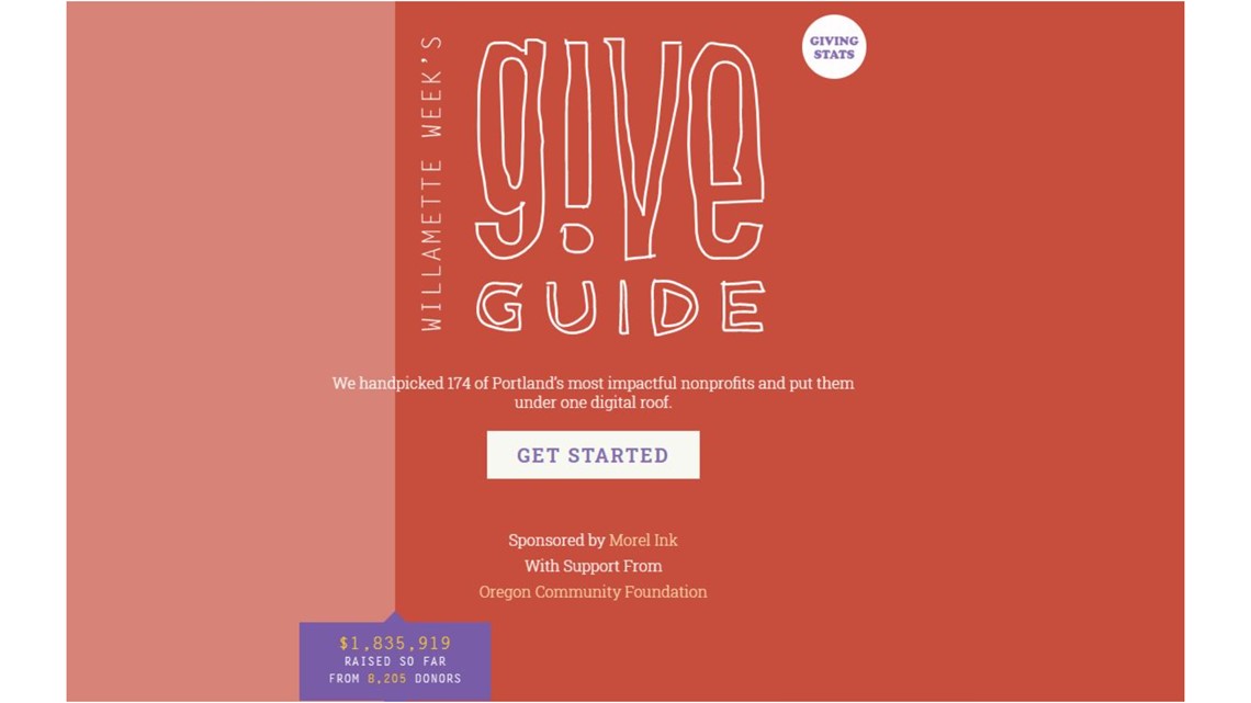 Willamette Week's Give Guide helping nonprofits push through the end of