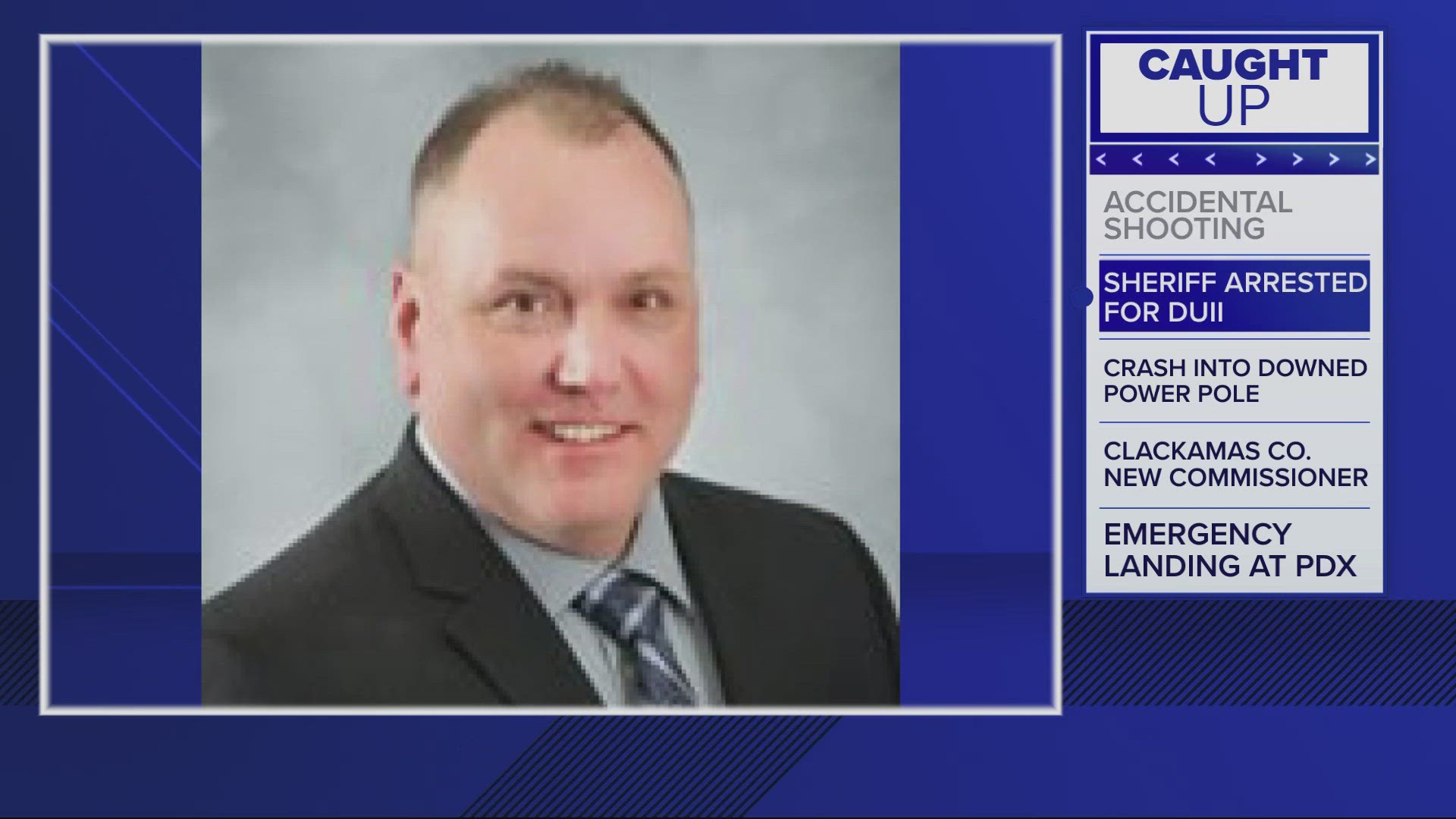 The Gilliam County Sheriff's Office said a deputy pulled over Sheriff Terry Rowan Friday night on I-84 for a traffic violation.