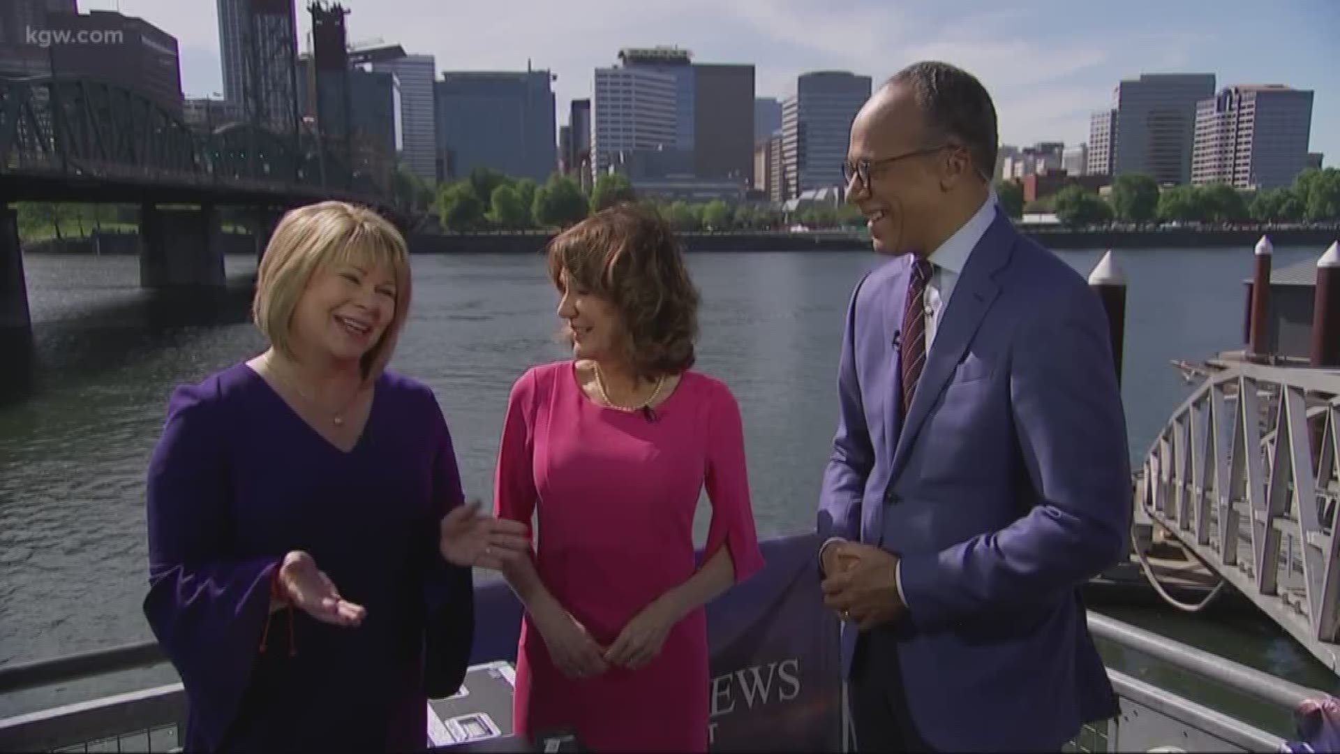 NBC Nightly News aired live in Portland on Monday.