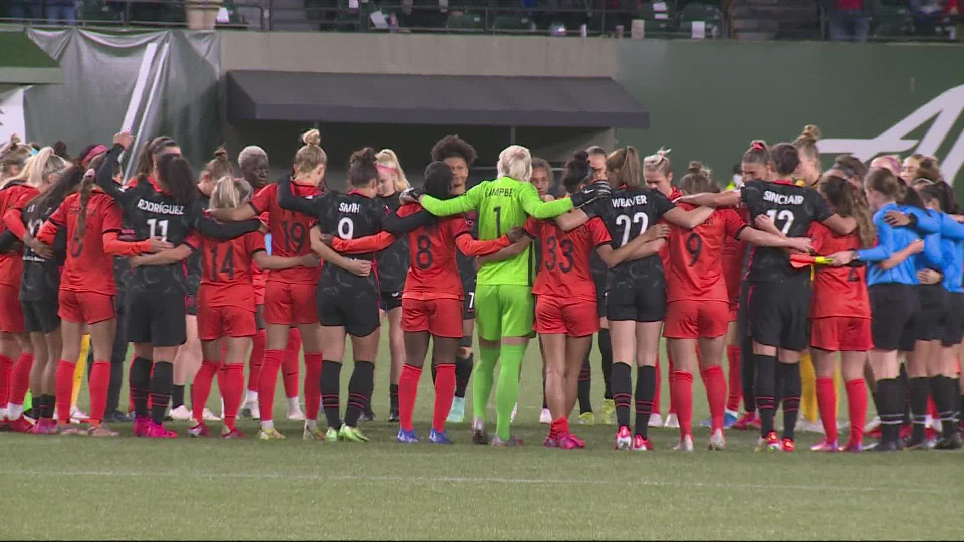 Portland Thorns players called for Gavin Wilkinson to be placed on leave pending the investigation into allegations against ex-coach Paul Riley.