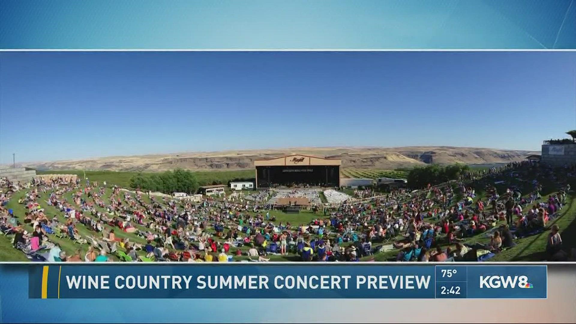 Wine country summer concert preview