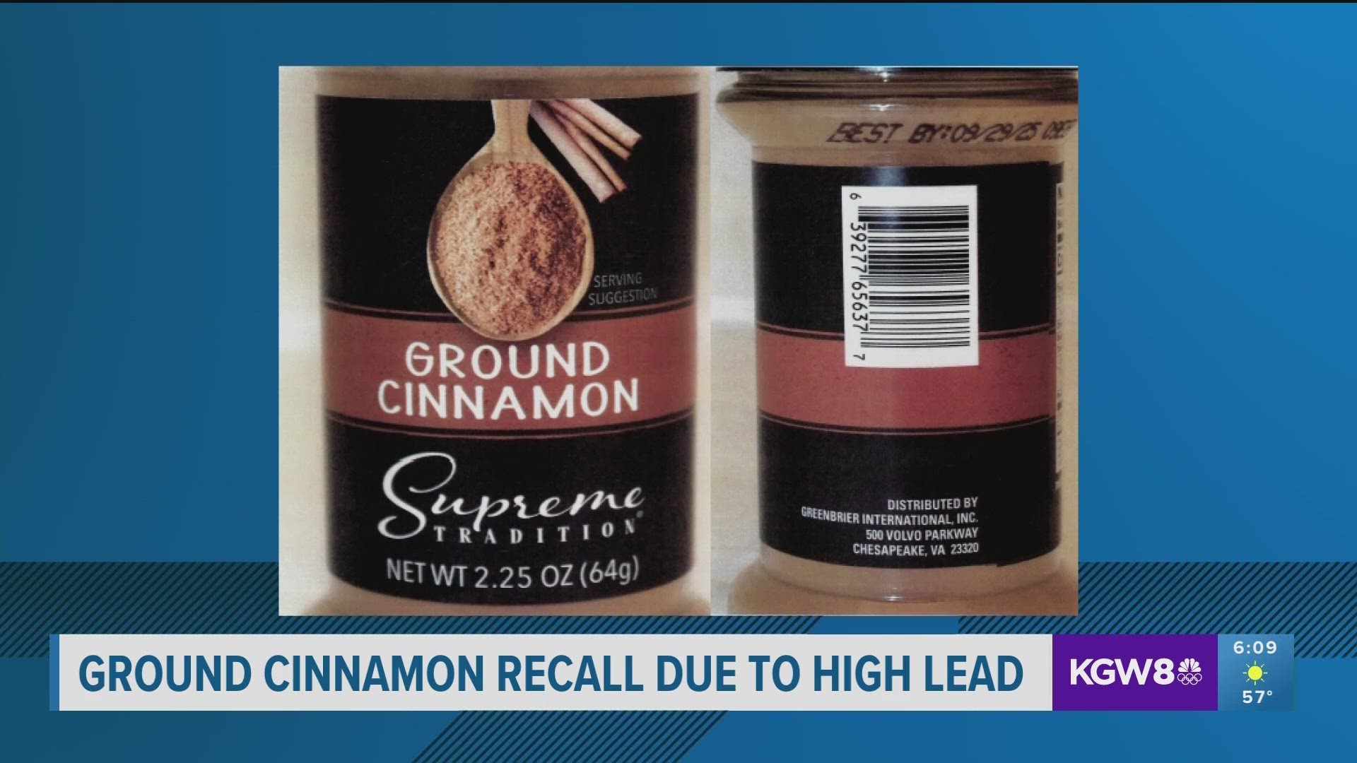 Multnomah County Health officials said the biggest concern locally is Supreme Tradition, sold at the Dollar Tree.