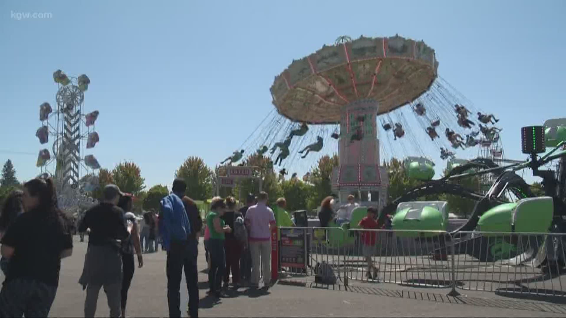 The Oregon State Fair is in full swing this week down in Salem. They have everything deep-fried you can imagine: Oreos, s'mores, Twinkies, cinnamon rolls. Even Krispy Kreme hamburgers!