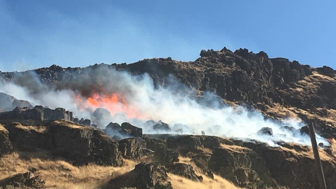 wildfire in columbia gorge now 100 percent contained kgw com kgw tv