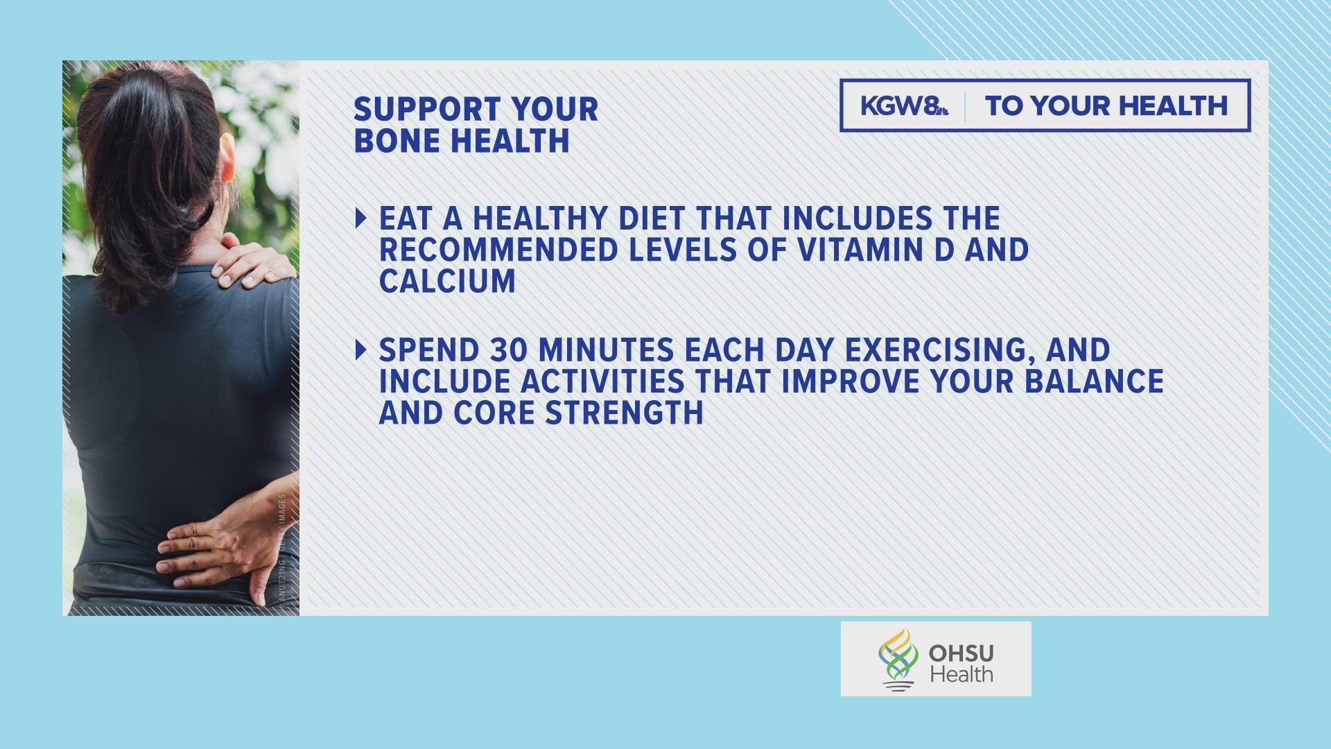 From OHSU Health, here are three tips to support your bone health.