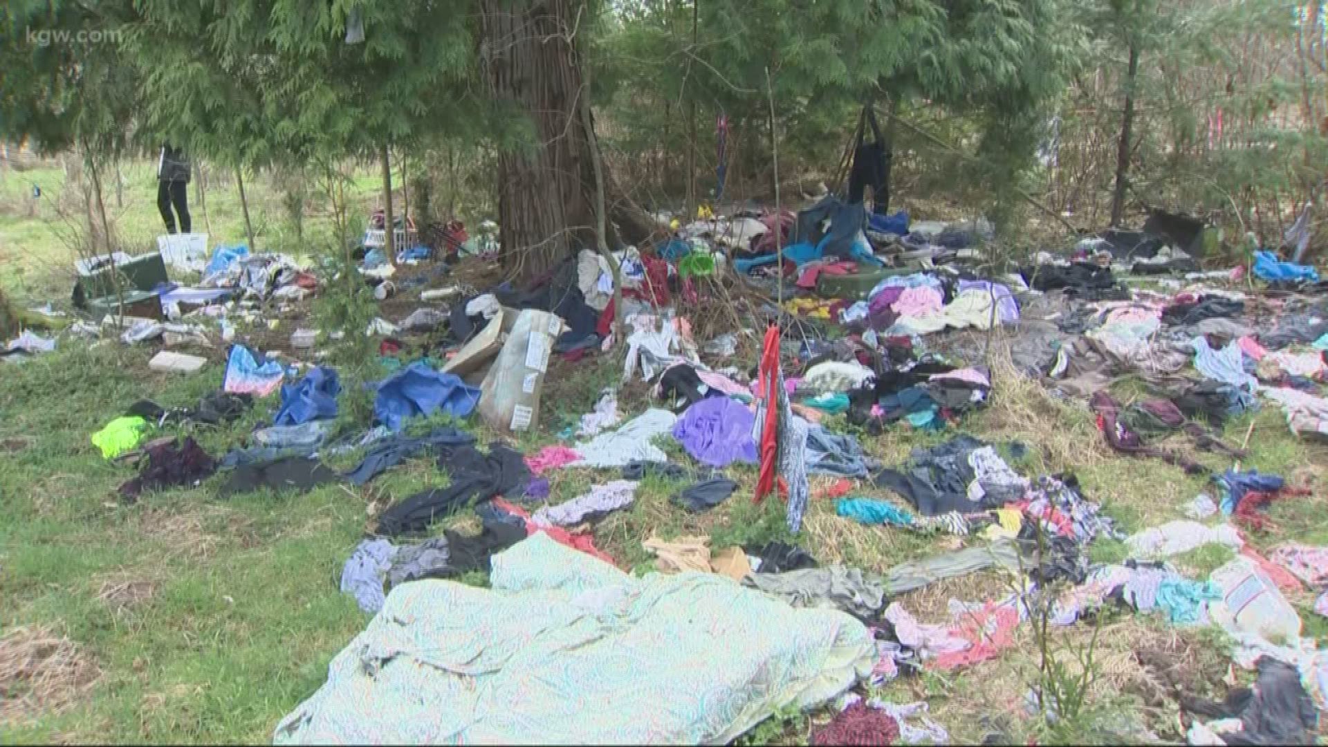 A Gresham homeowner has been ordered to clear homeless camps on his property.