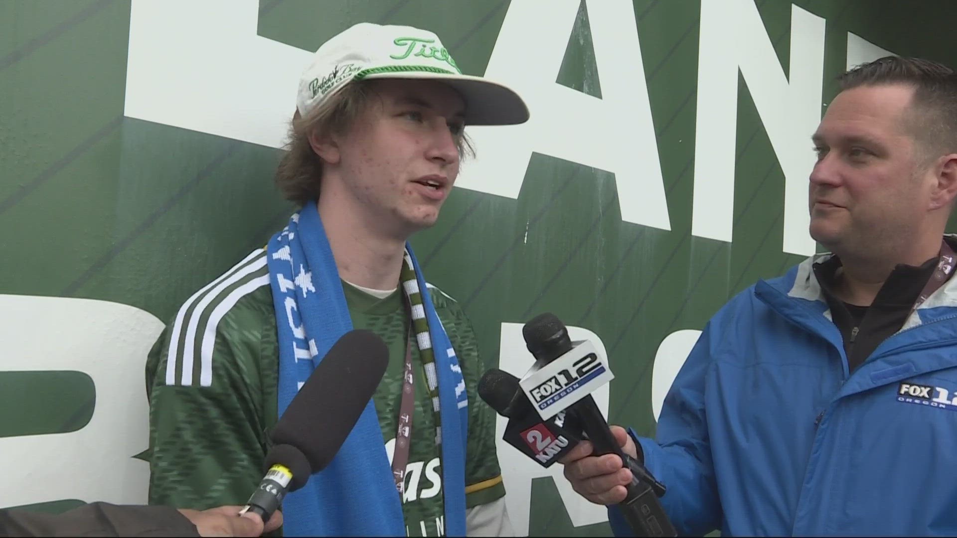 Atticus Lane-Dupre celebrated 10 years since his wish was granted by the Make-A-Wish Foundation for him and his soccer team to play against the Timbers.