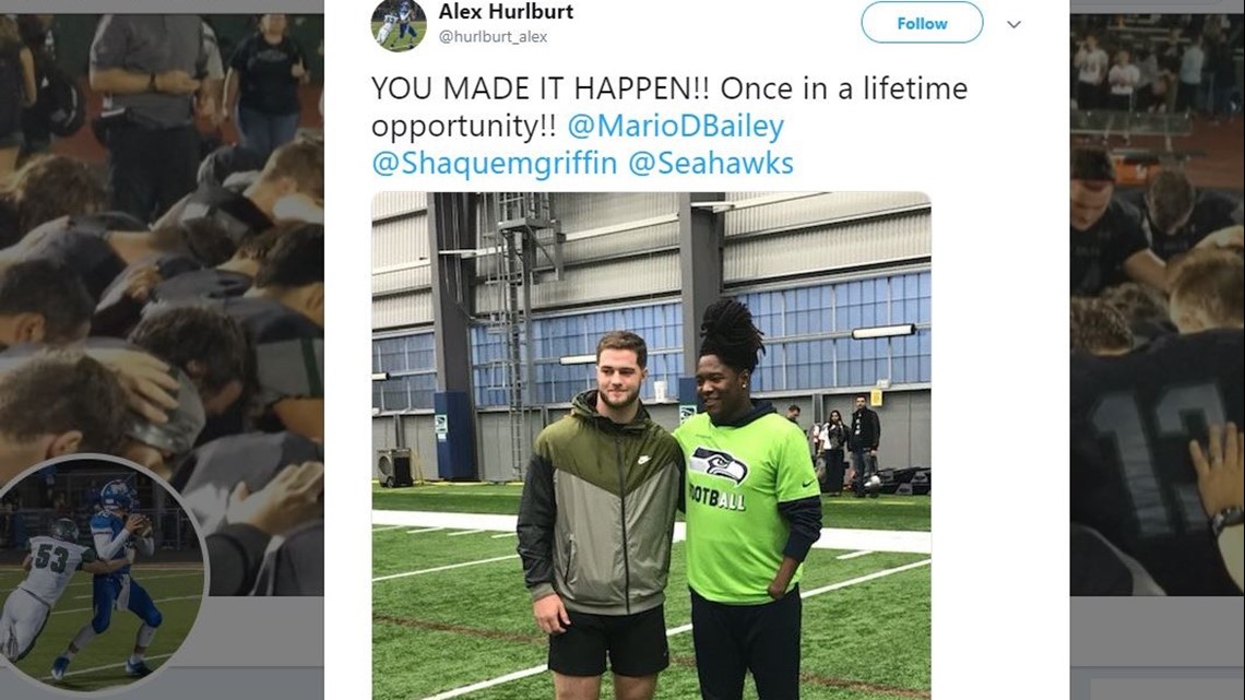 West Salem football player with one hand meets Seahawks’ Shaquem