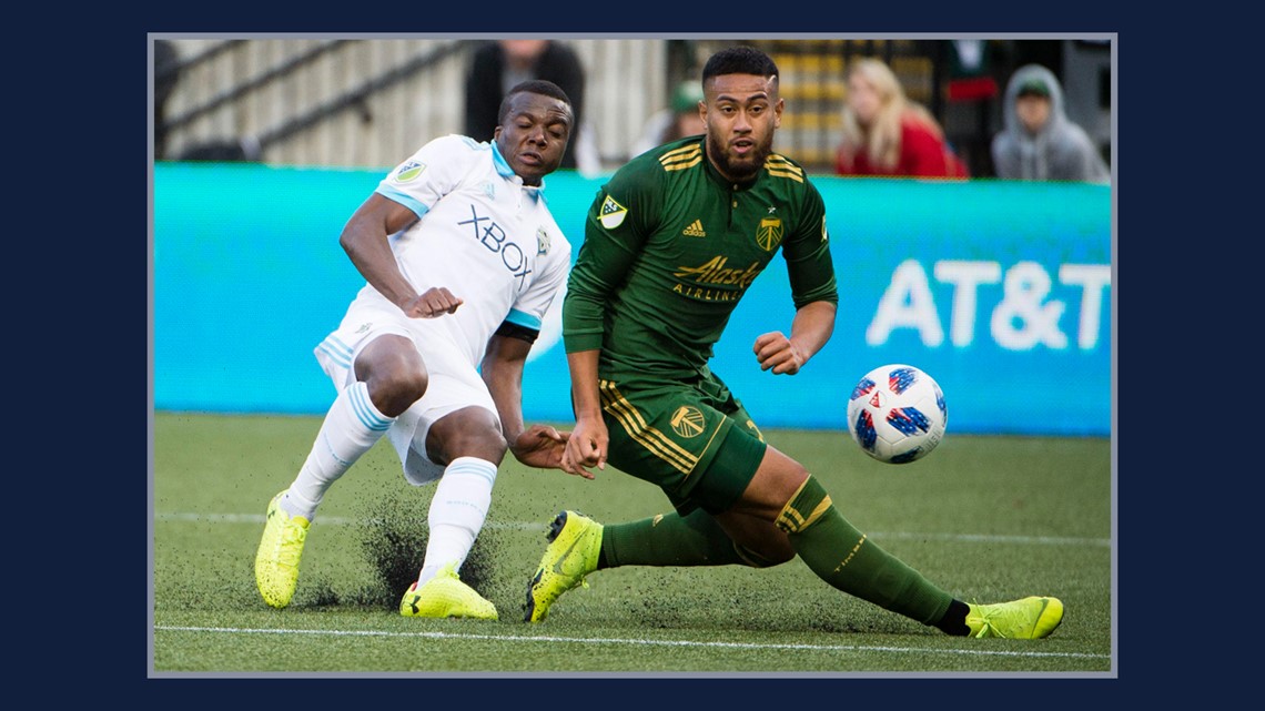 Portland Timbers defender Bill Tuiloma prepares for his shot at