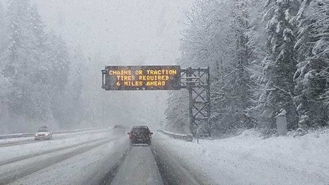 oregon snow levels