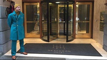 Photos New Heathman Hotel Doorman Uniforms Kgw Com