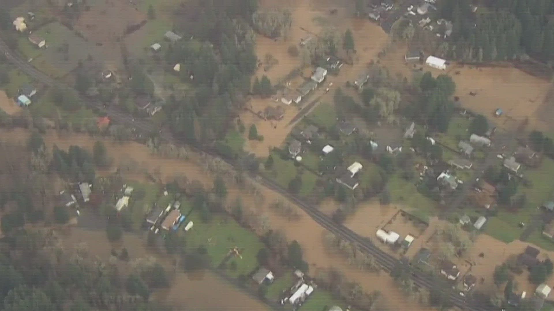 Vernonia flooding soaked neighborhoods