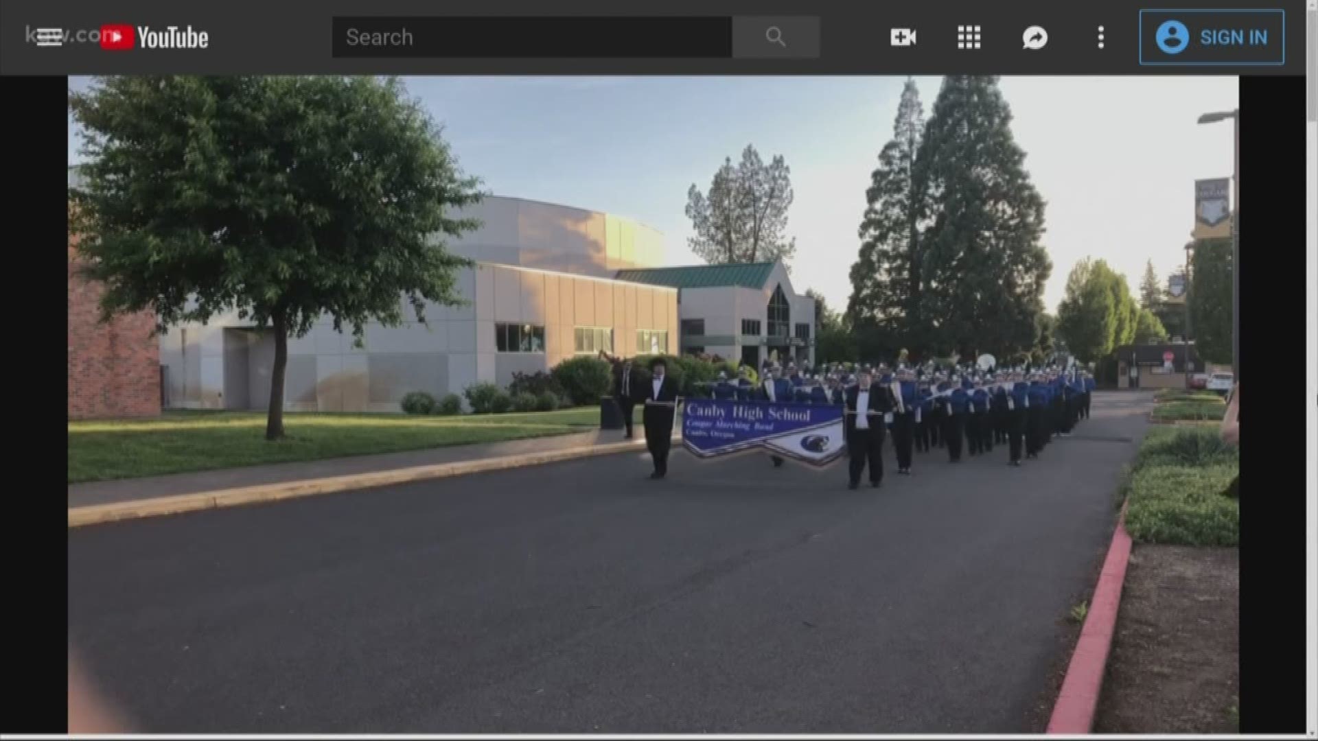 Saturday was a disappointing day for the Canby High School marching band. While the rest of the region converged on downtown Portland to watch, or march in the Starlight Parade, Canby’s band stayed at school and played all by themselves.