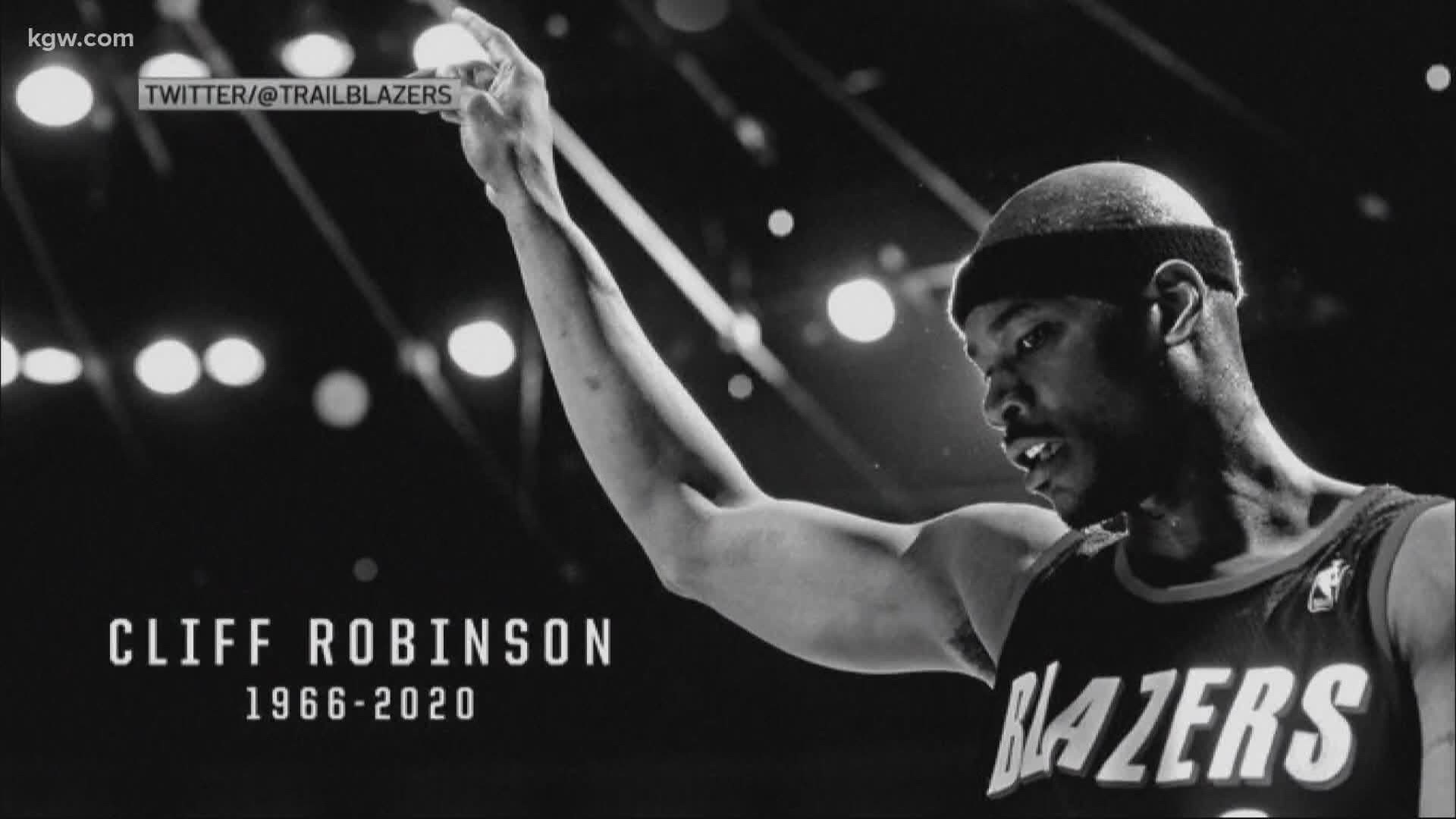 Let's go into the KGW vault to look back at the life and career of Cliff Robinson.