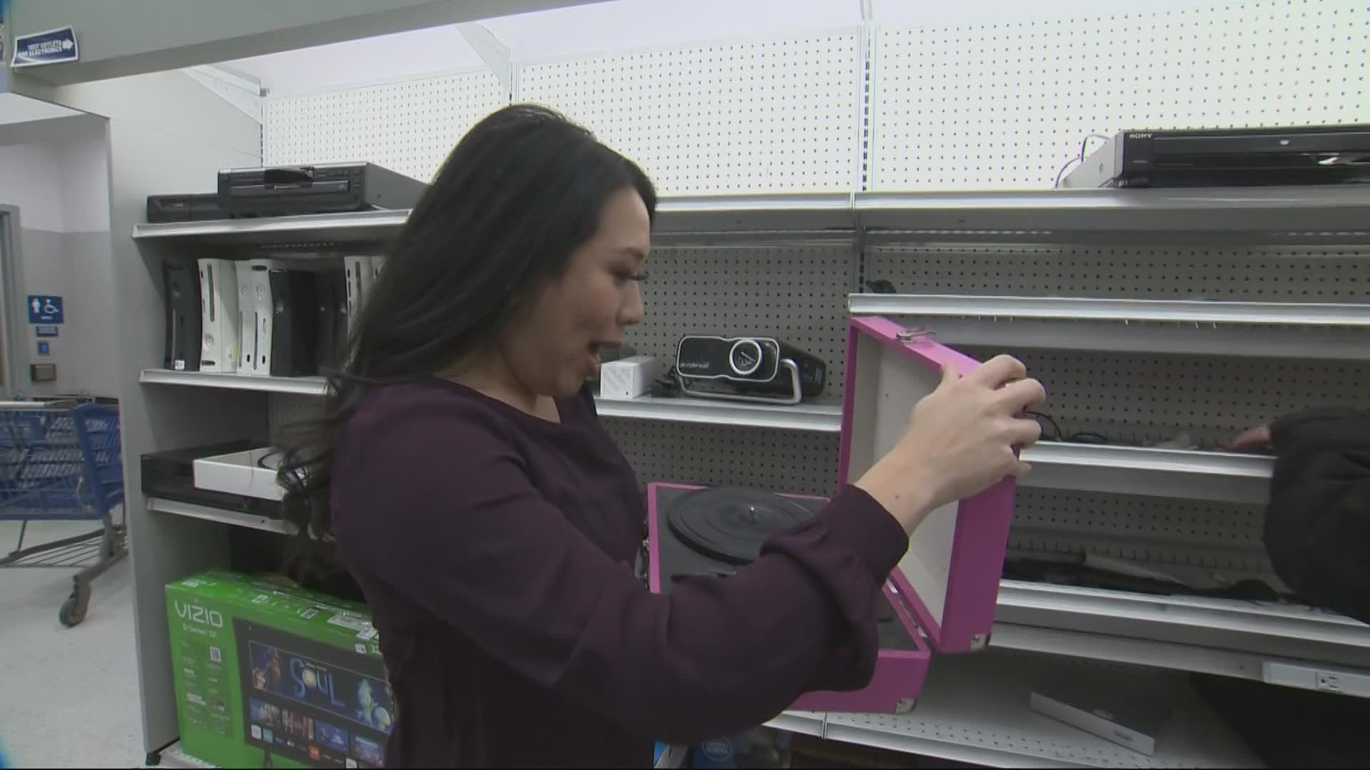 The thrift store is a great way to save, including on holiday gifts. KGW's Christine Pitawanich went holiday present hunting for the Sunrise team.