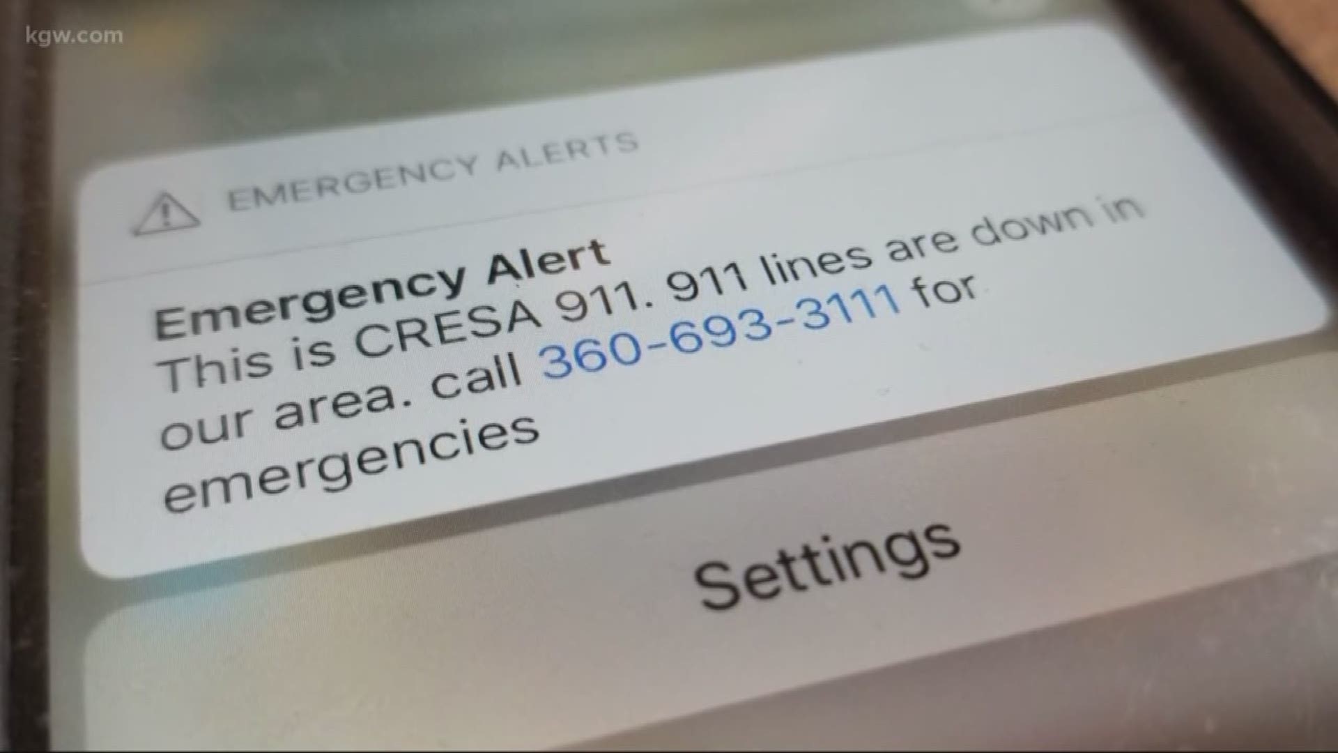 911 service restored in Clark County after late night alert confuses many people.