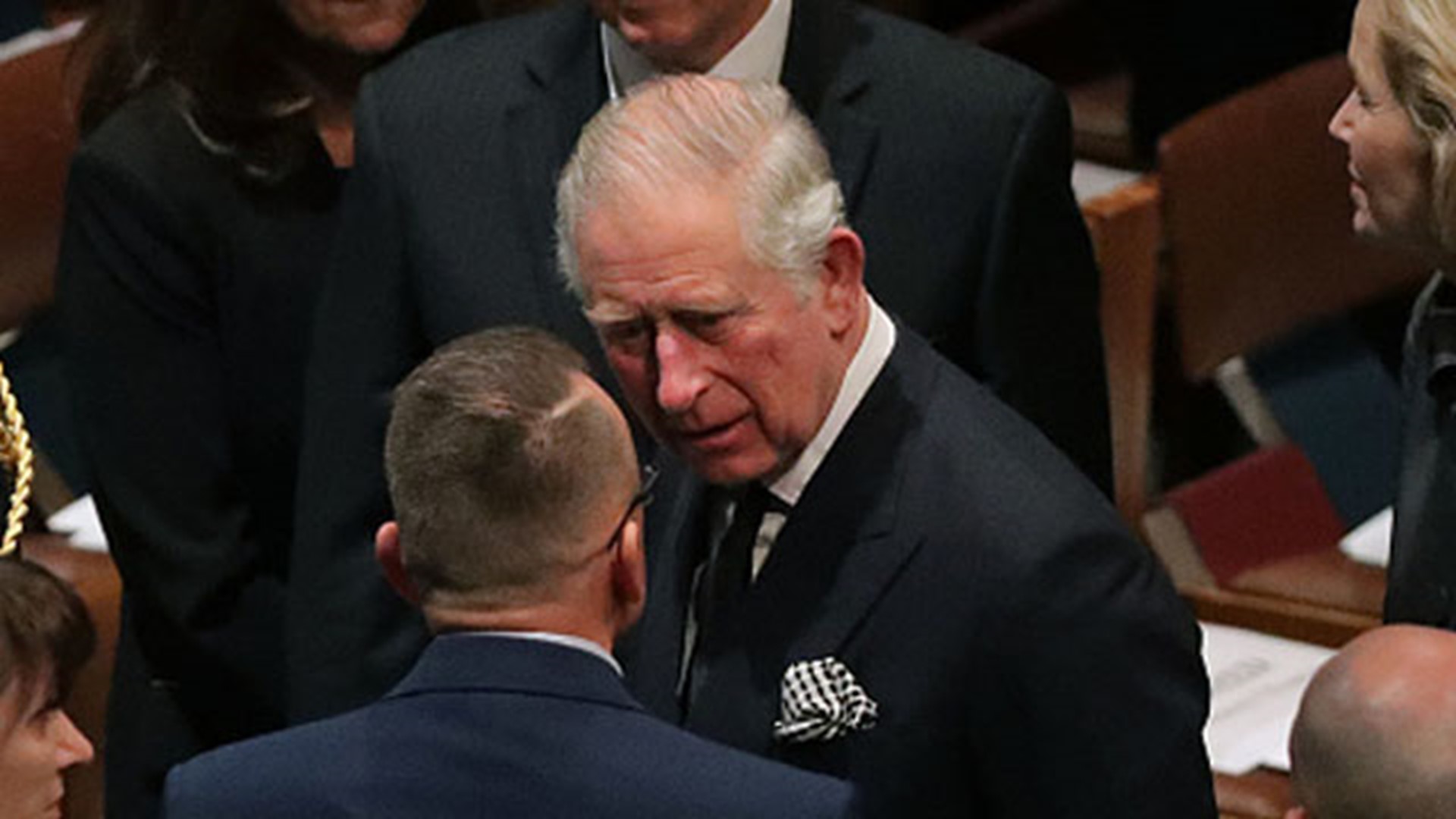 Photos Dignitaries at the H.W. Bush funeral