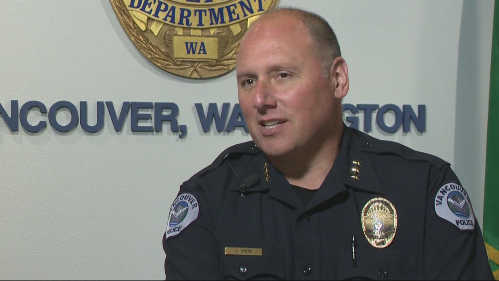 KGW’s Galen Ettlin sat down to talk with police chief Jeff Mori. He’s starting things off with a hiring blitz, and looking to build a more diverse force.