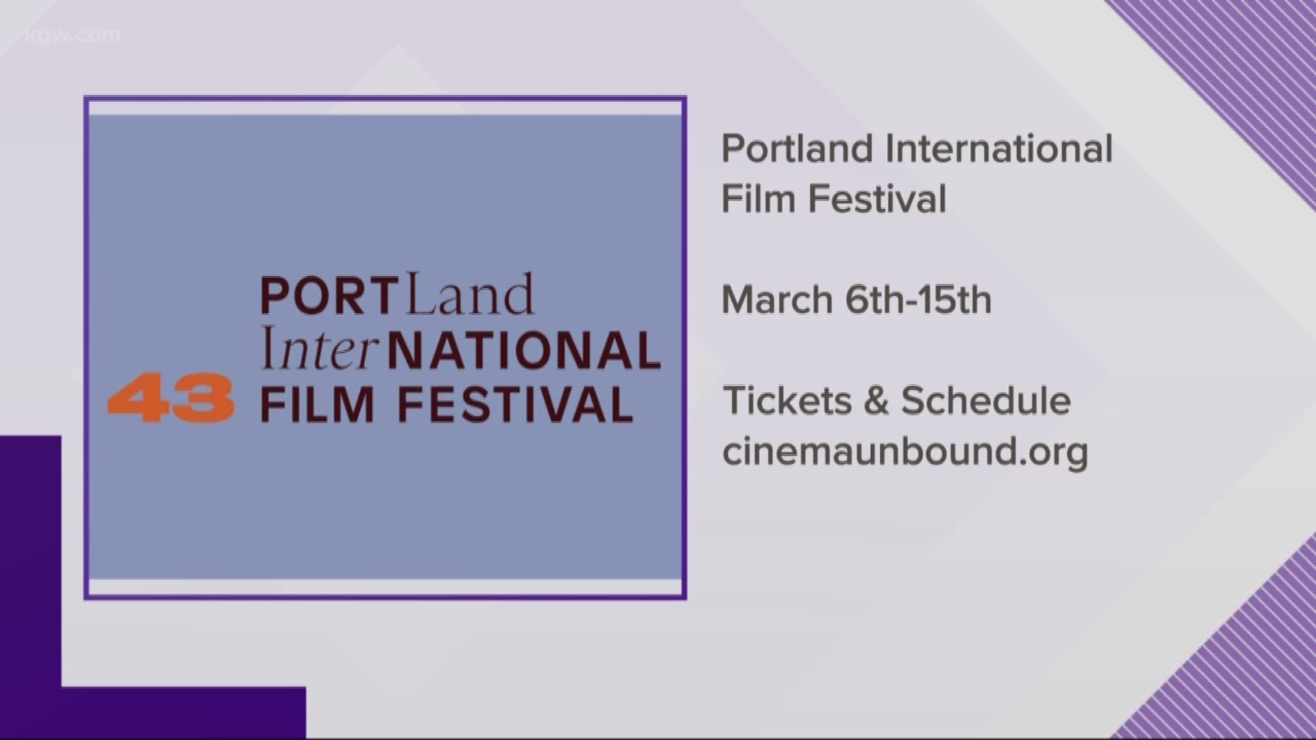The Portland International Film Festival is expanding its offerings with podcasts, live performances and films.
cinemaunbound.org