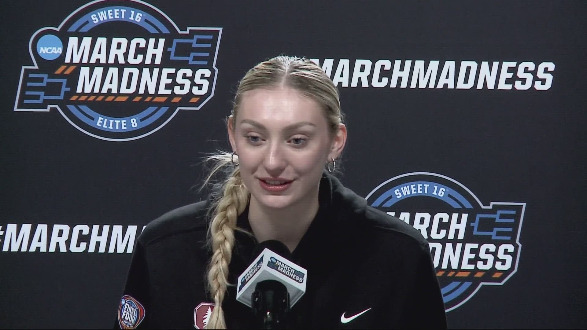 The women's NCAA Tournament is in Portland this weekend, with 8 teams from all over the country, some with local connections, like Beaverton's Cameron Brink.