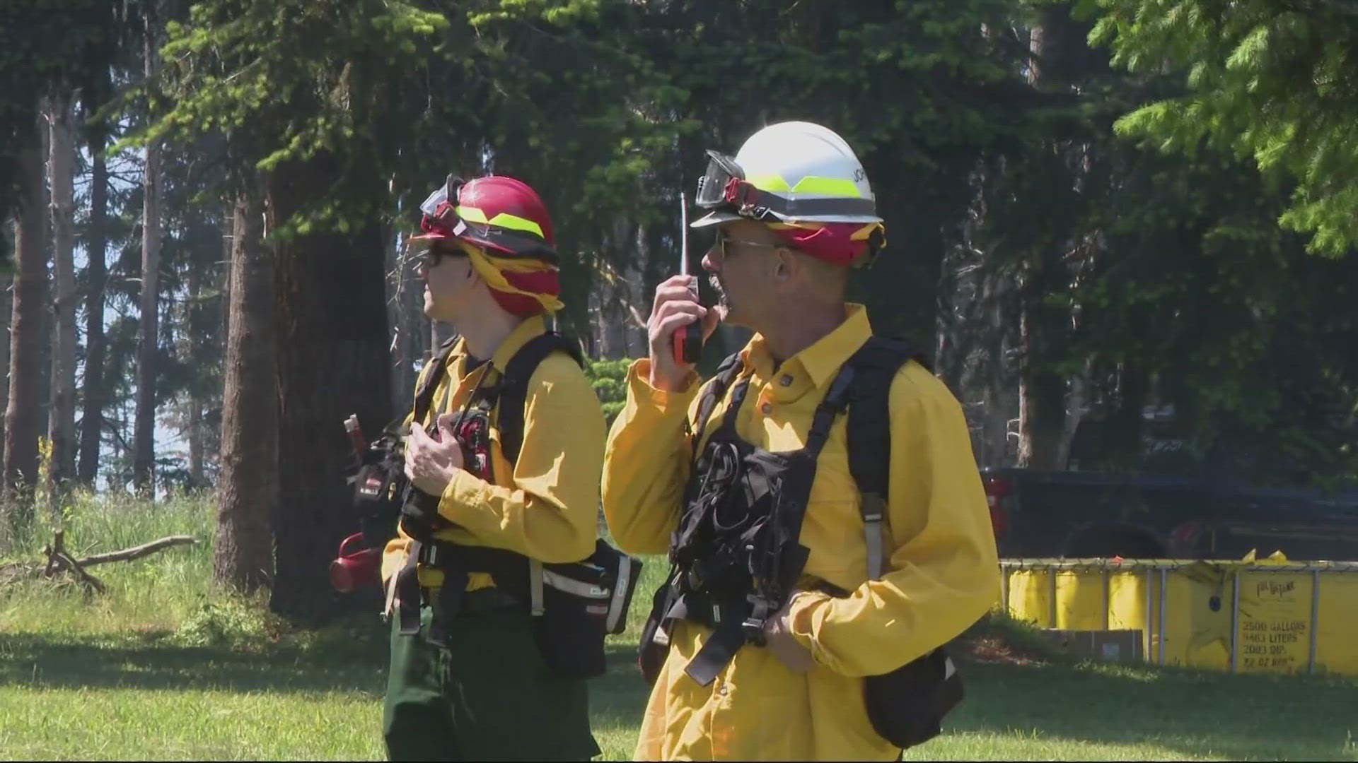Firefighters recently gathered in Molalla for a two-day training to learn how to better prepare for wildfire season this summer.
