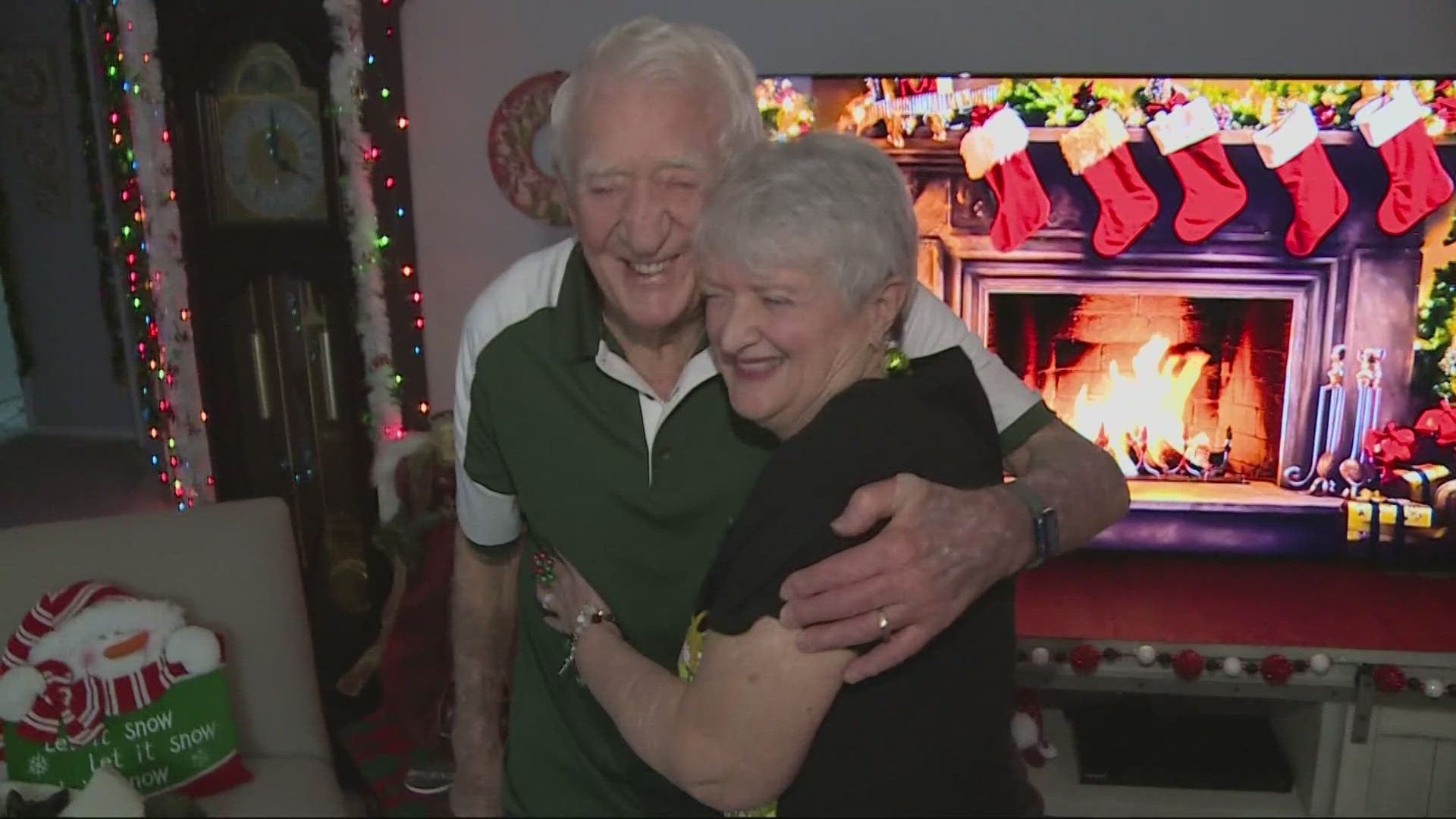 After 60 years of stringing up extravagantly lit holiday displays, Duane Hesketh says it's still worth the two months it takes him, and his wife agrees.