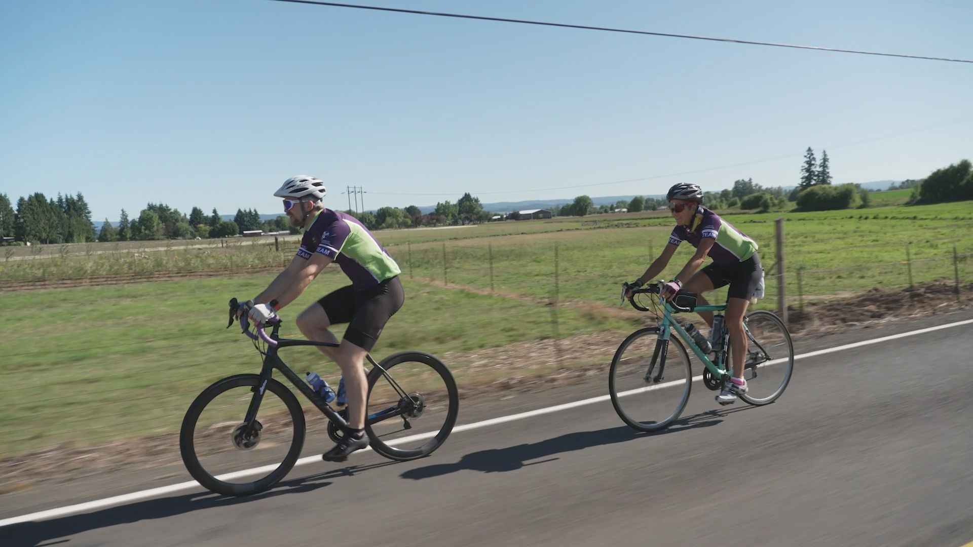 A cycling team is setting out on a ride across the country in honor of a teammate who recently died of cancer. Grant McOmie gives us a look at their journey.