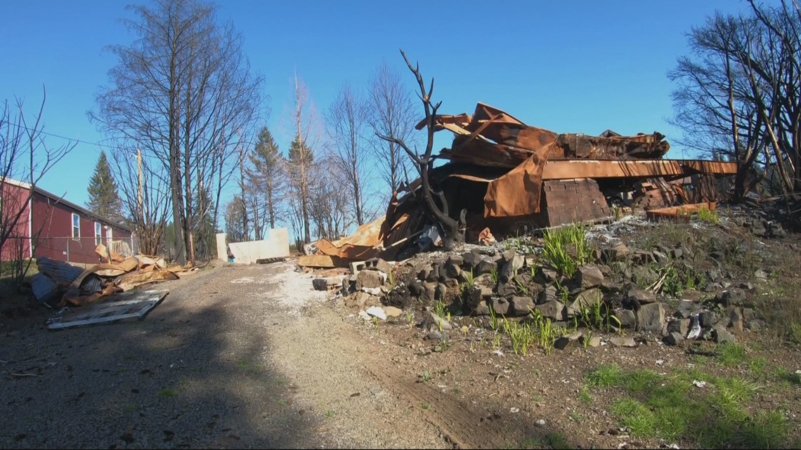 Otis couple who lost home to wildfire helping others - Vimarsana News