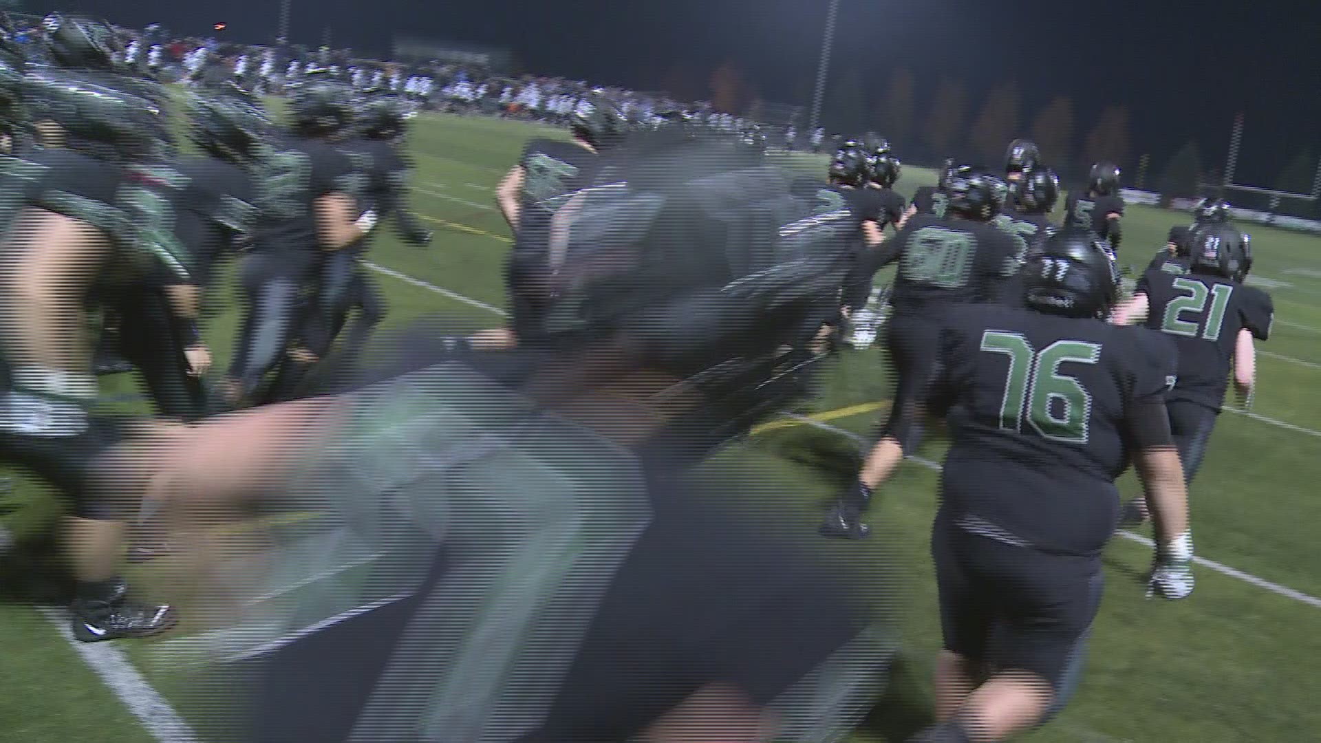 Highlights of Mountainside's 34-31 overtime win over Tigard in the second round of the playoffs. Highlights are part of Friday Night Flights with Orlando Sanchez.