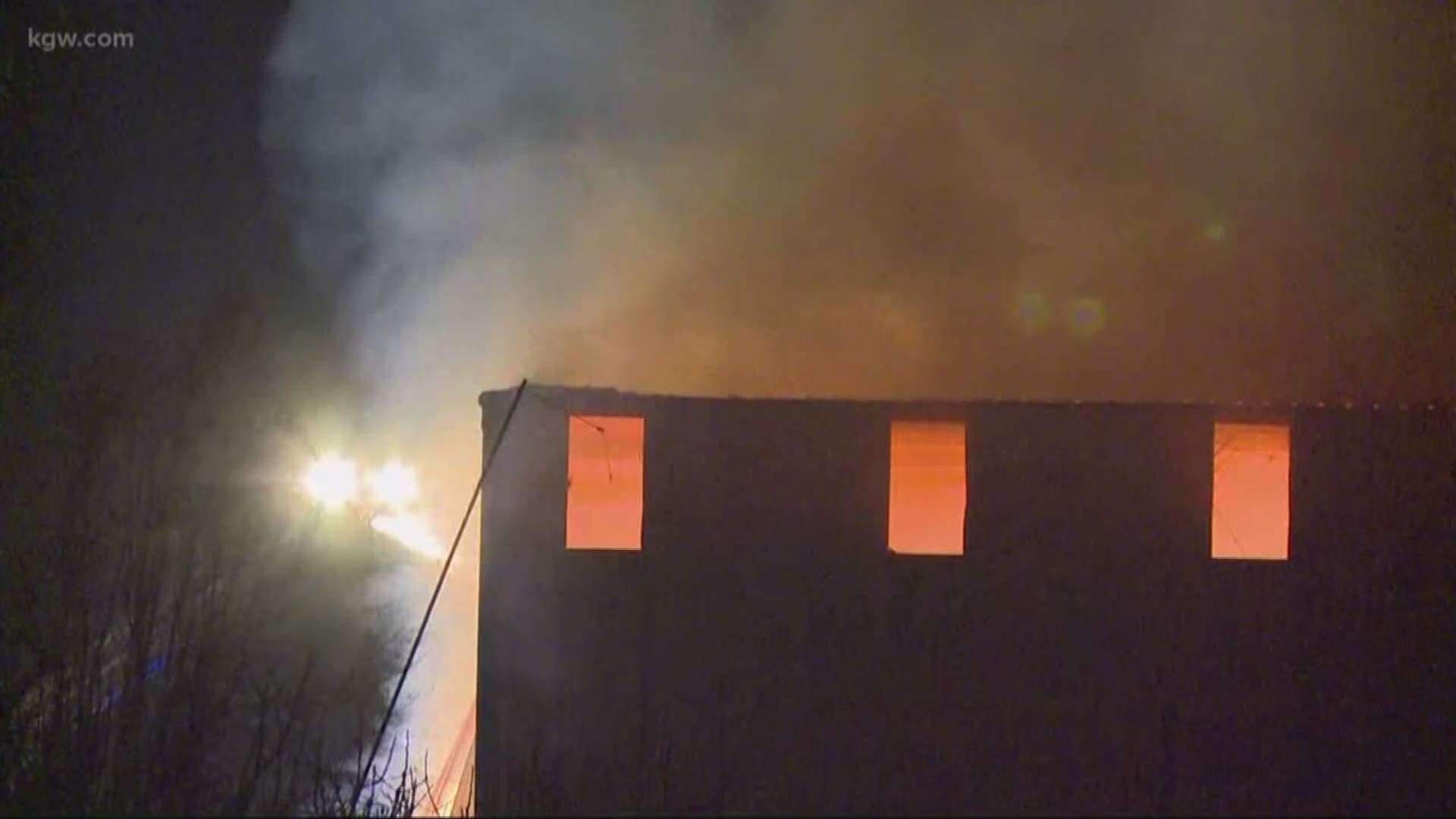 Multiple crews respond to hay fire near Aurora airport