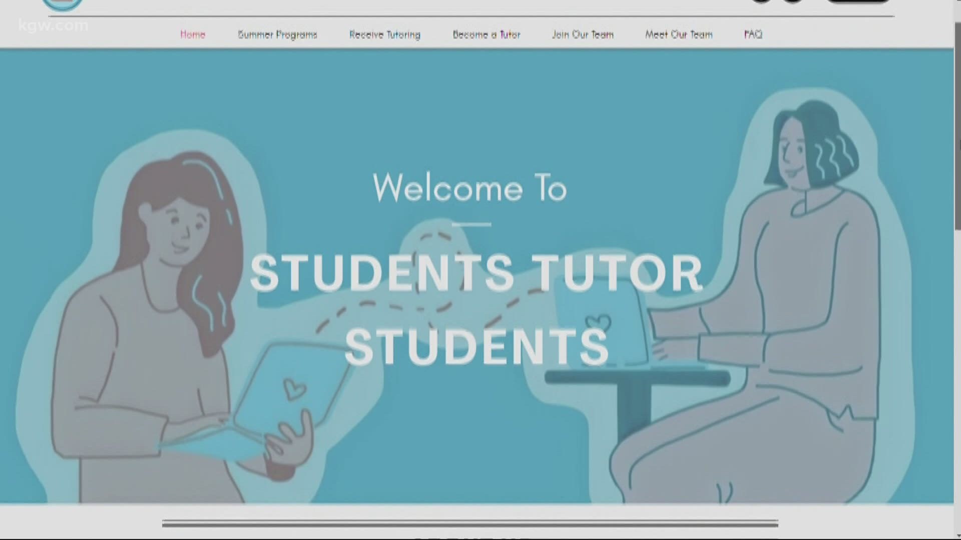 There's help for students struggling wiht online learning, and it's coming courtesy of other students.