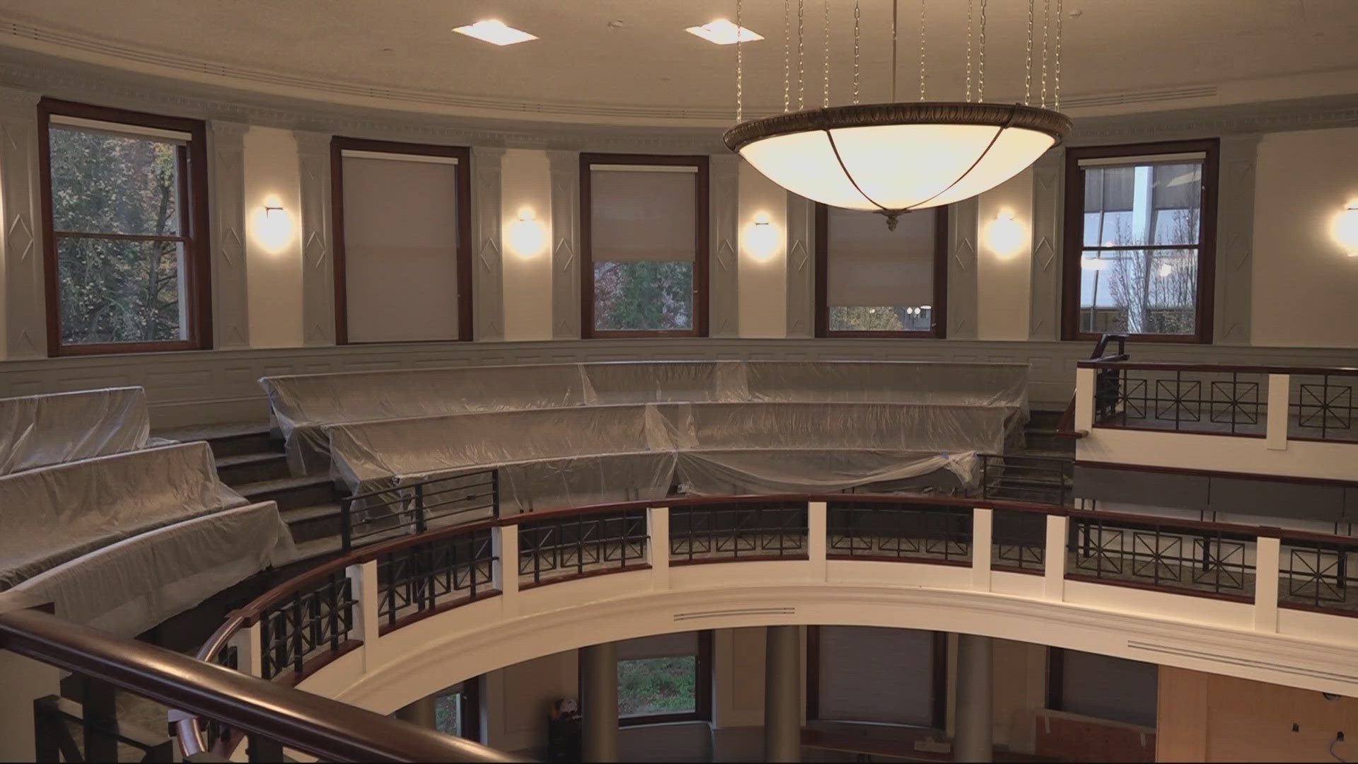 Major renovations are nearing completion in the 129-year-old building, with costs a little over $8 million.