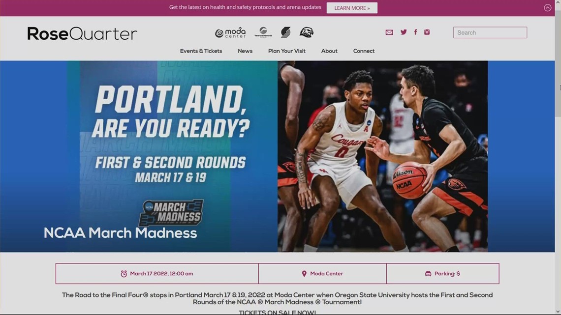March Madness games coming to Portland - Vimarsana News