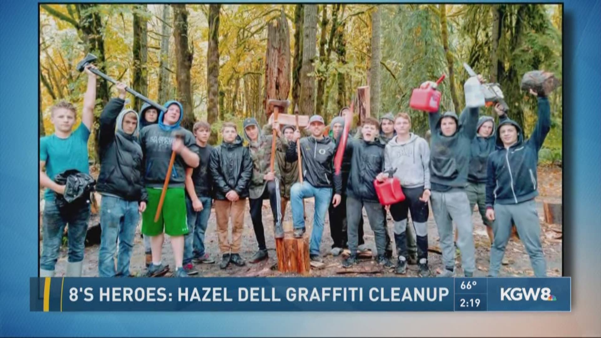 8's Heroes: Hazel Dell graffiti cleanup