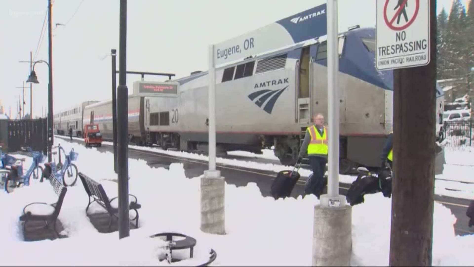 Passengers were stuck on the train for over 36 hours in Oakridge.