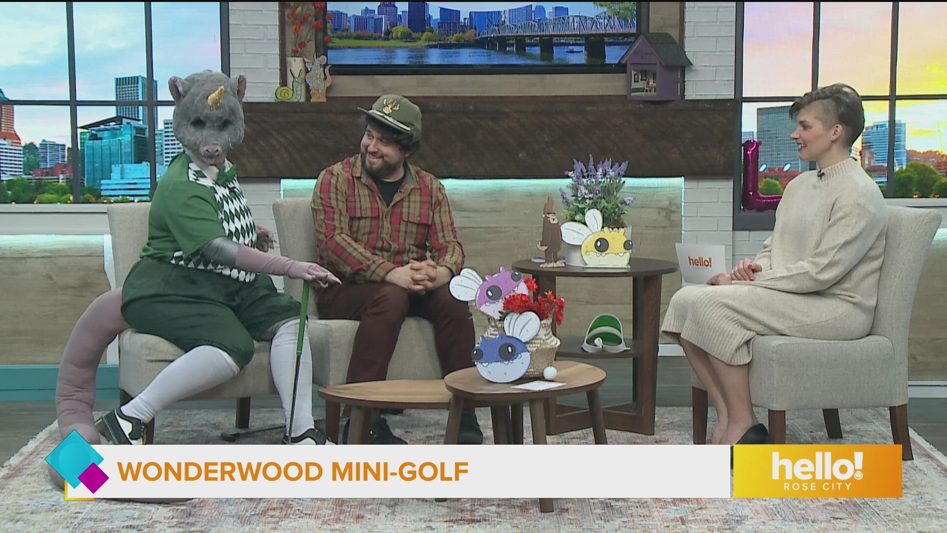 Public joy creator Mike Bennett has added mini-golf to his Wonderwood Springs cafe