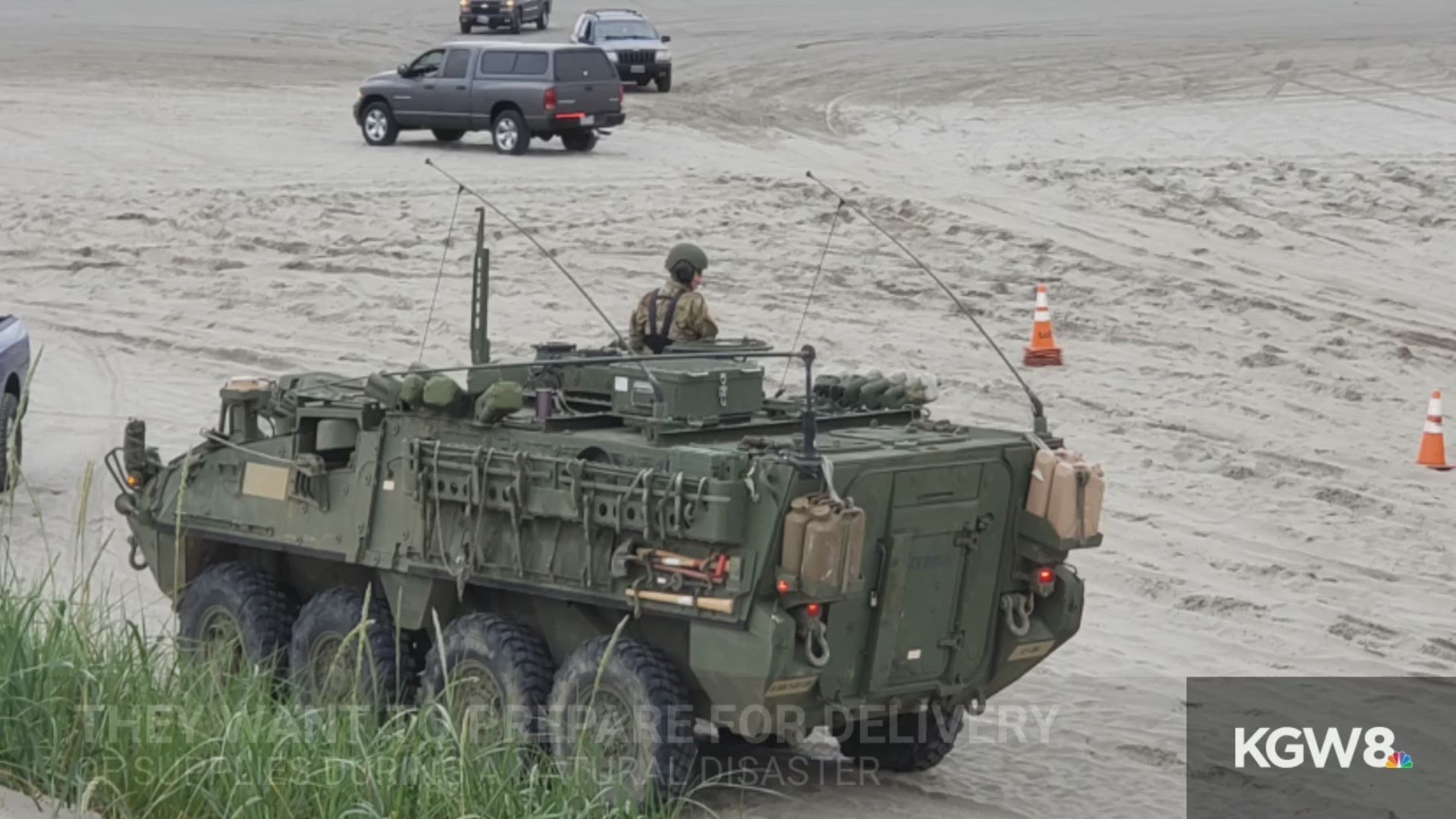 The U.S. Navy held a disaster drill Monday, June, 3, 2019, on the Oregon Coast in Warrenton.