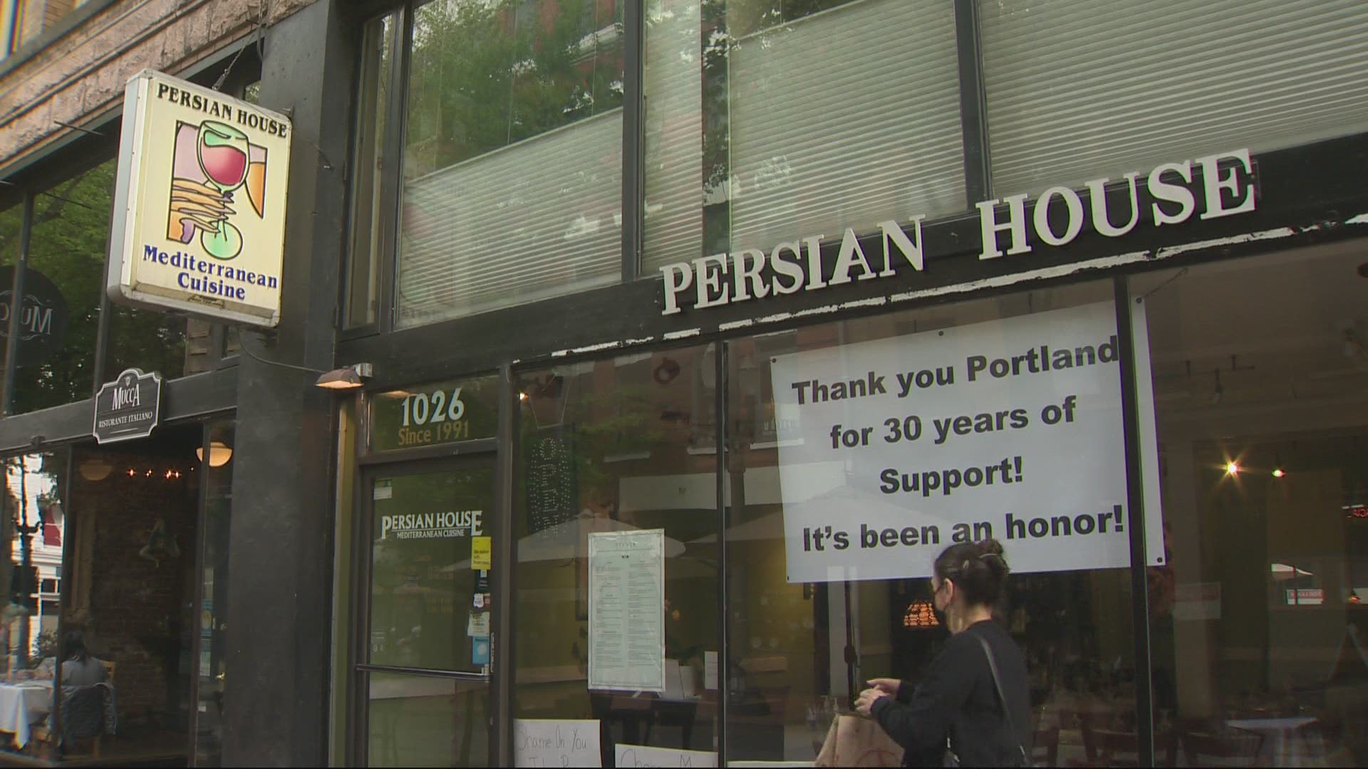 The Persian House has been in downtown Portland for 30 years. It says it hopes to come to an agreement with the landlord that keeps them in business.