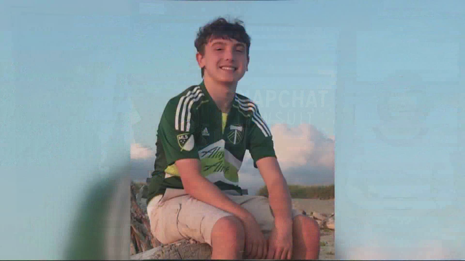 The parents of a Lake Oswego teen who took his life last year filed a lawsuit against Snapchat. Joe Raineri reports.