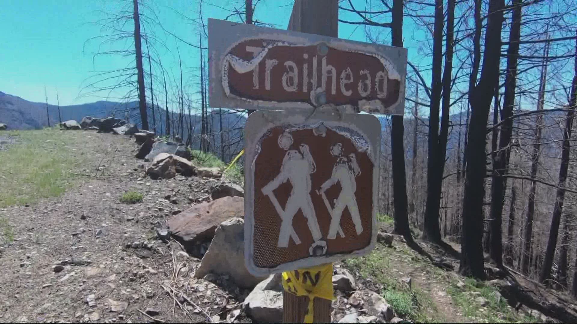 For the first time since the 2020 wilfdire season, we take you through some of the still closed Santiam Canyon trails