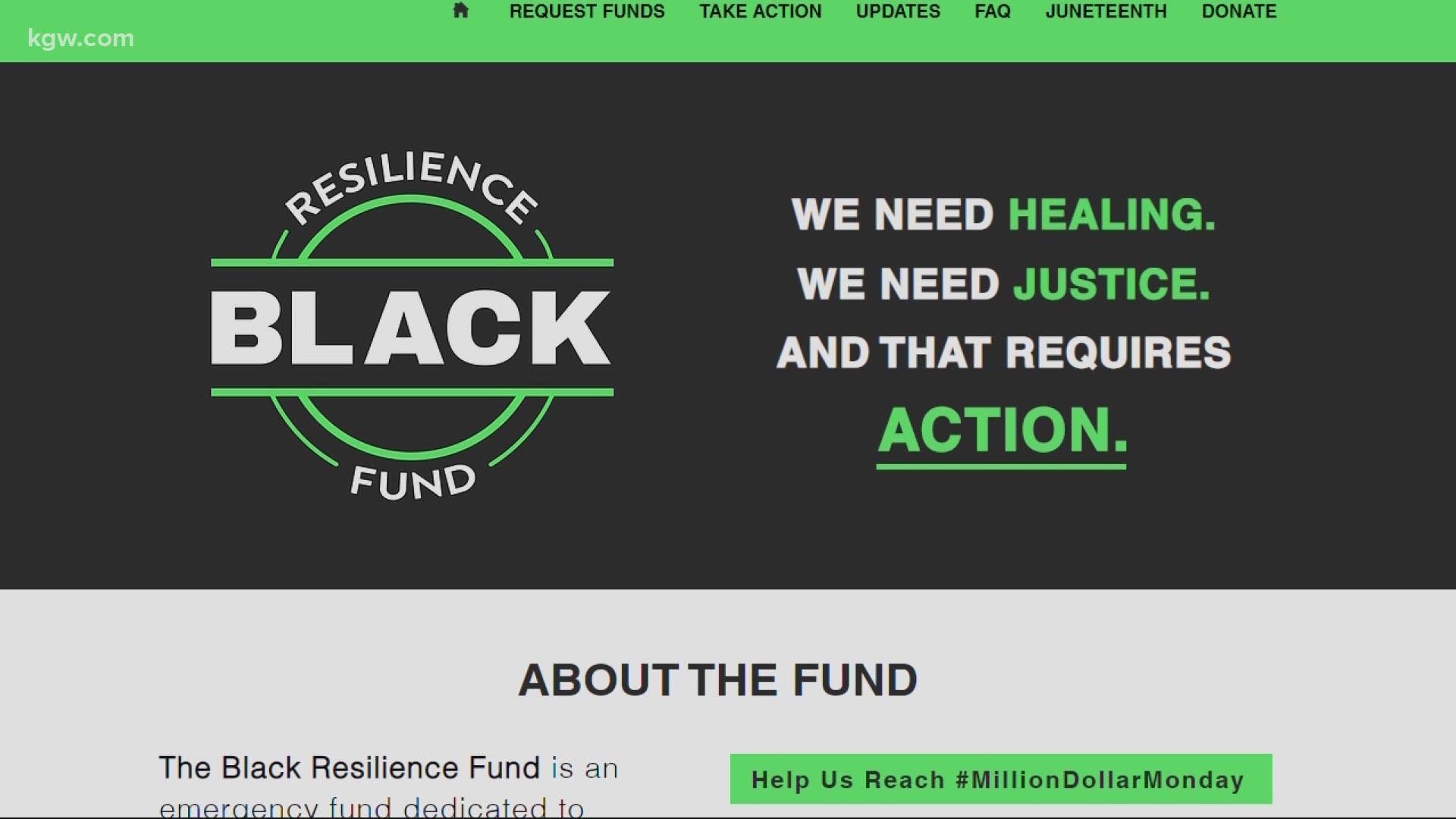 The Black Resilience Fund started with a social media post, and now the fund has over raised more than $1 million in donations.