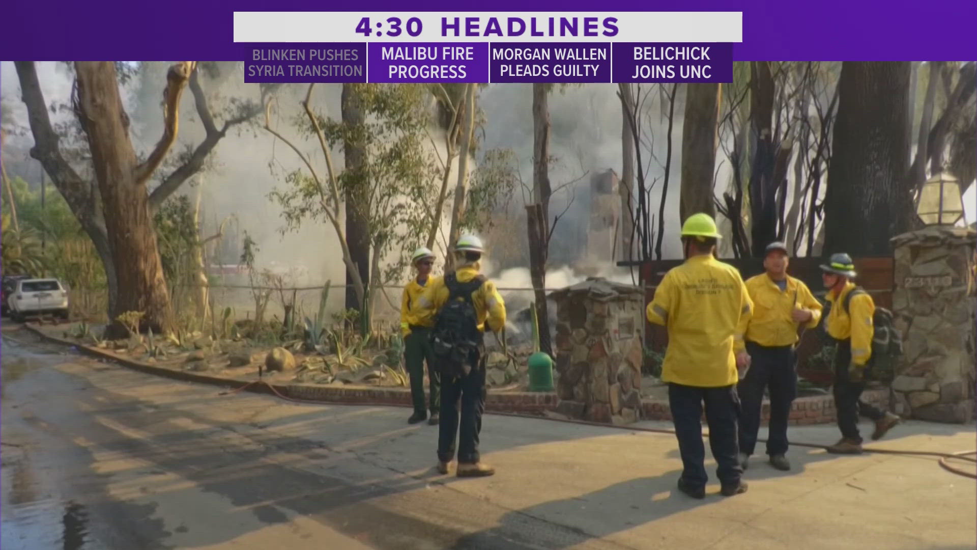 Progress in Malibu as firefighters make headway against the Franklin Fire, thanks to calmer weather and increased humidity. 