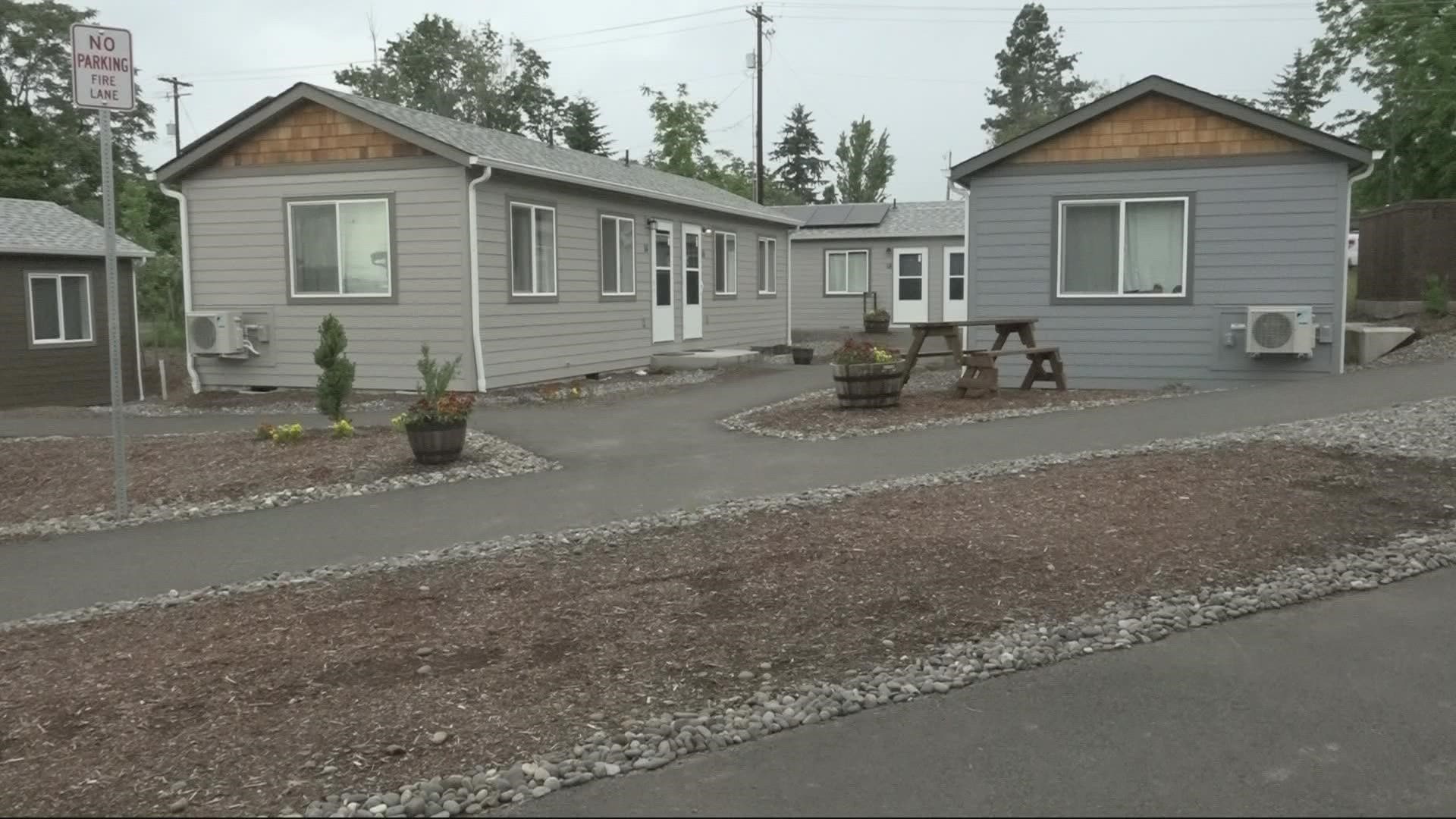 Fruit Valley Terrace provides transitional housing to about 40 people who were formerly experiencing homelessness.