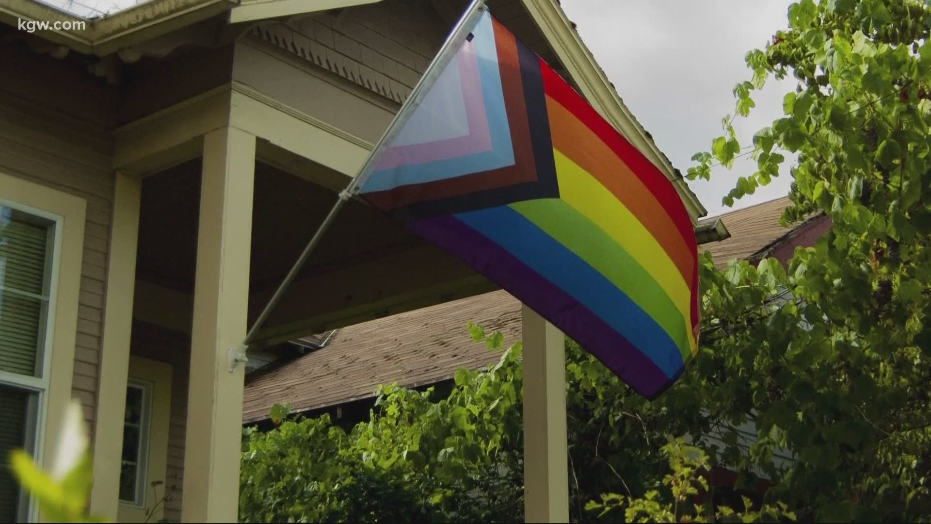 The Portland artist who designed the Progress Pride Flag was surprised when the flag popped up on RuPaul's Drag Race.