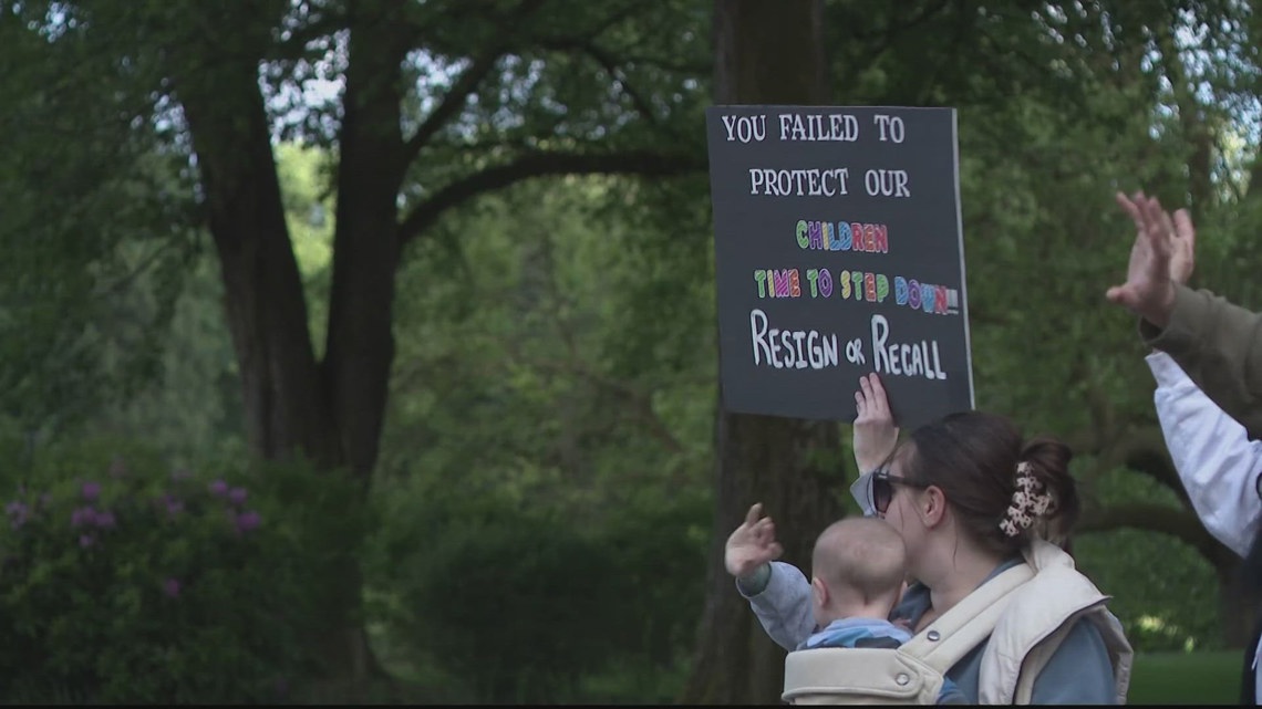 Parents rally for accountability after Longview superintendent's arrest, alleged abuse cover-up
